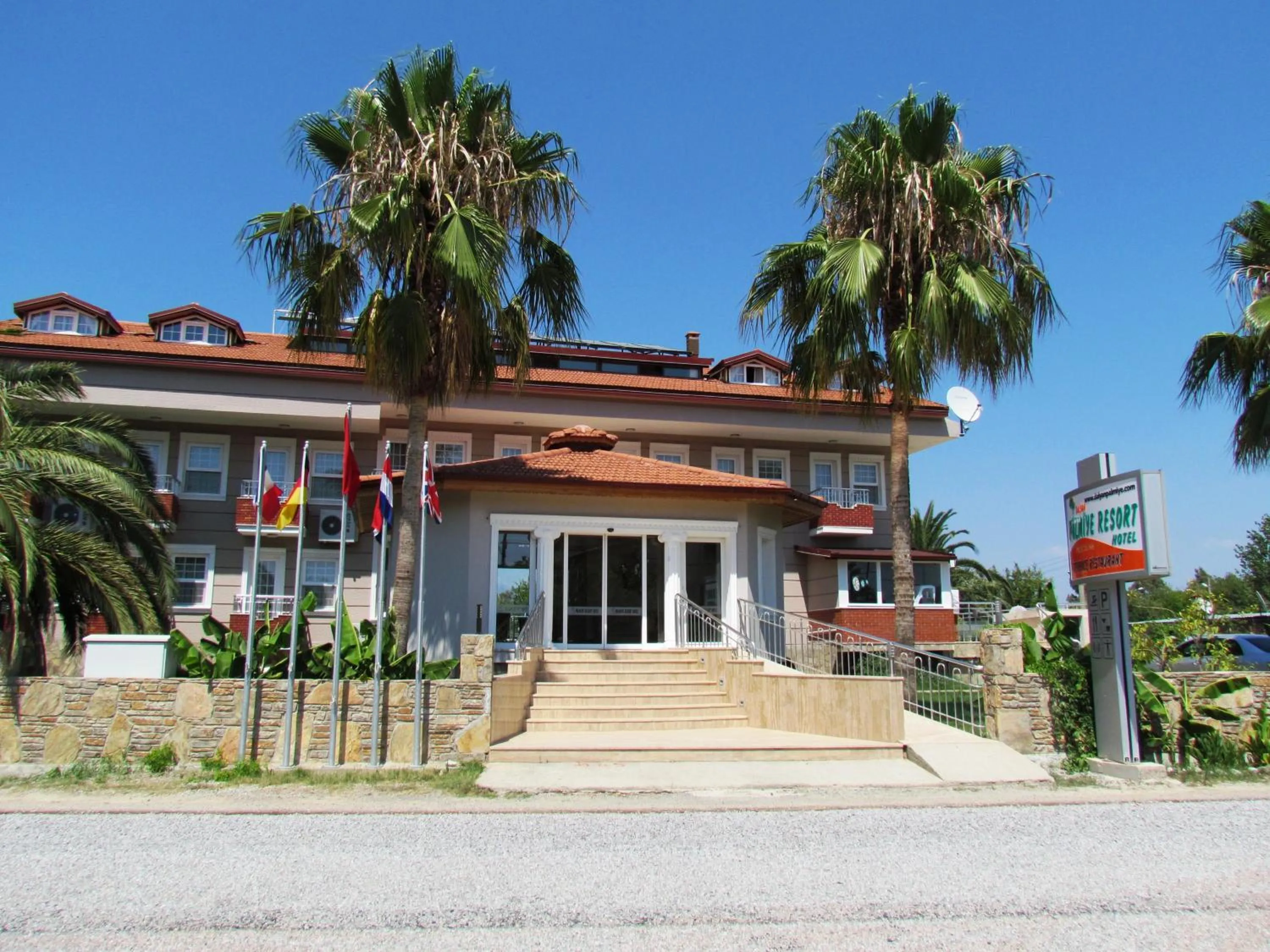 Facade/entrance in Dalyan Palmiye Resort Hotel