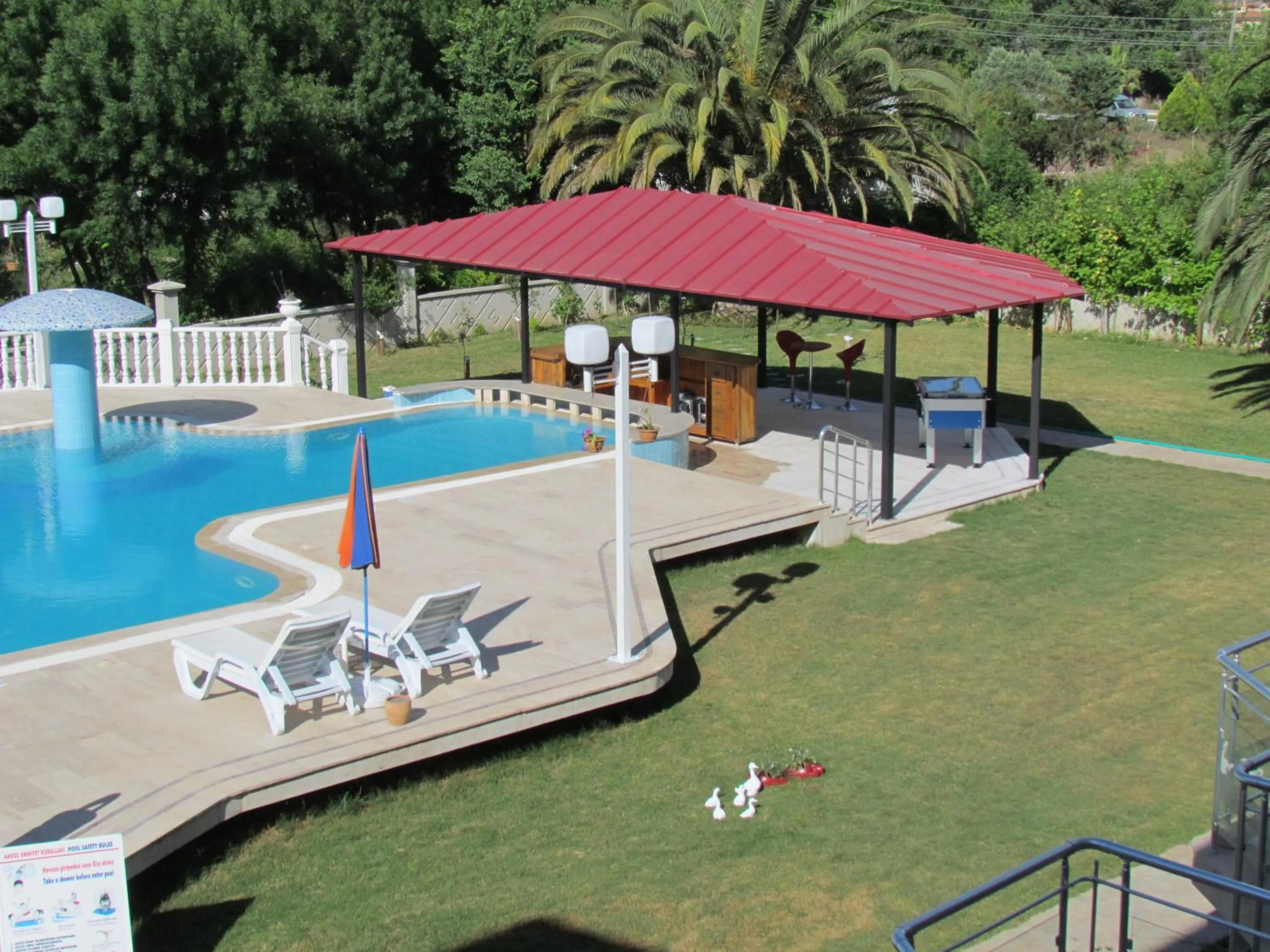 Bird's eye view in Dalyan Palmiye Resort Hotel