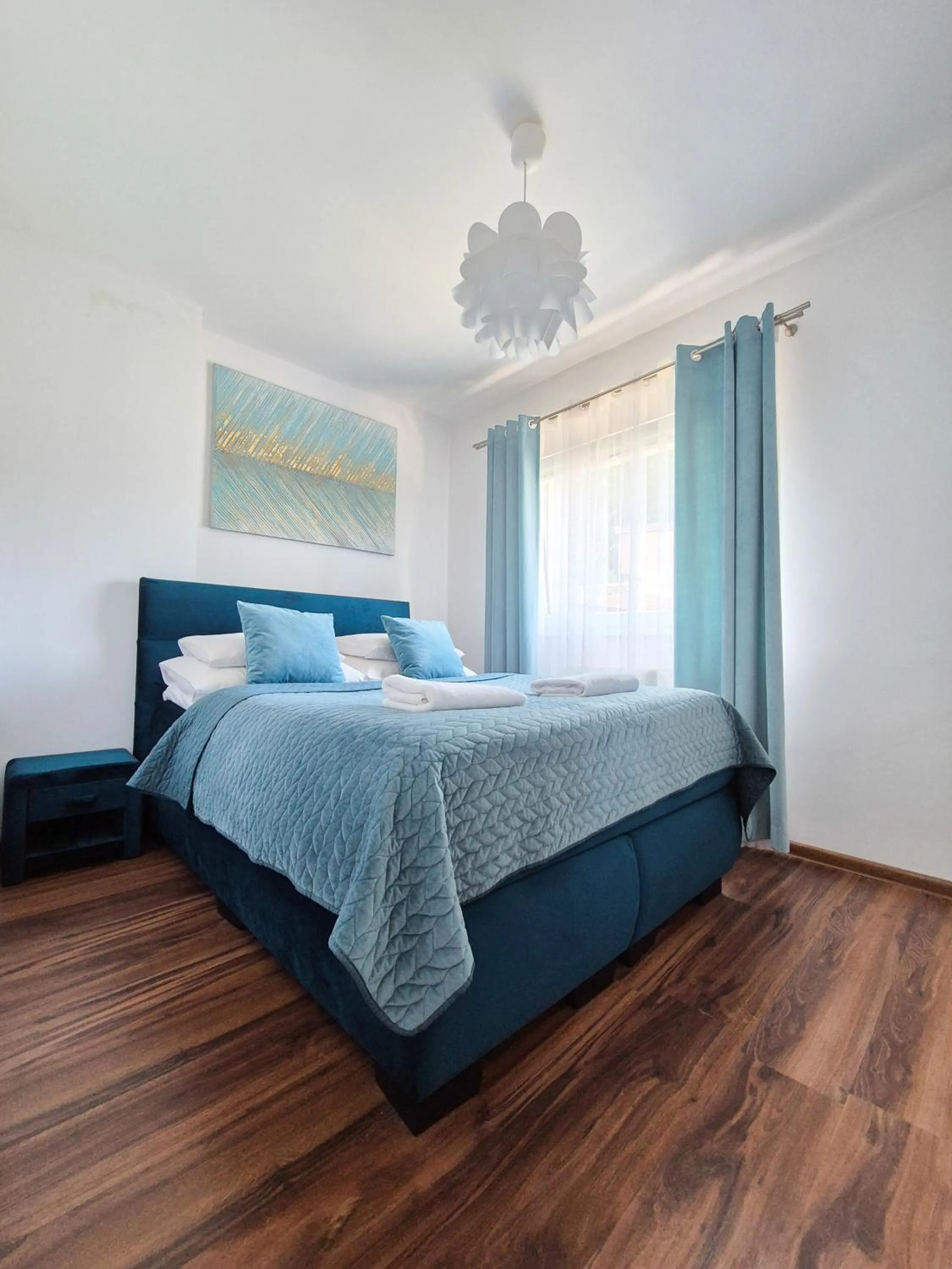 Bedroom, Bed in Apartamenty Alcatraz z jacuzzi