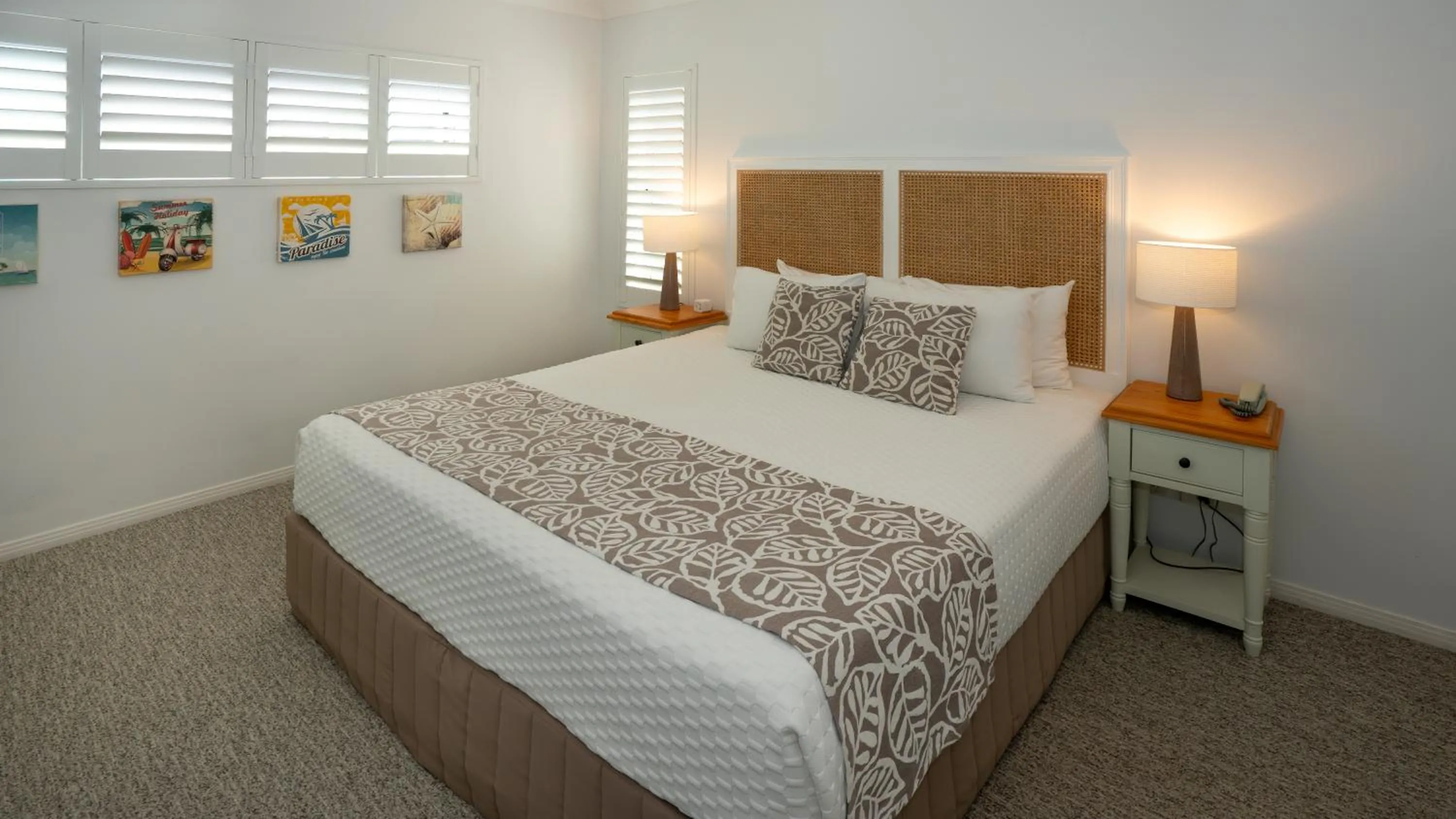 Bedroom, Bed in Waters Edge Apartment Cairns