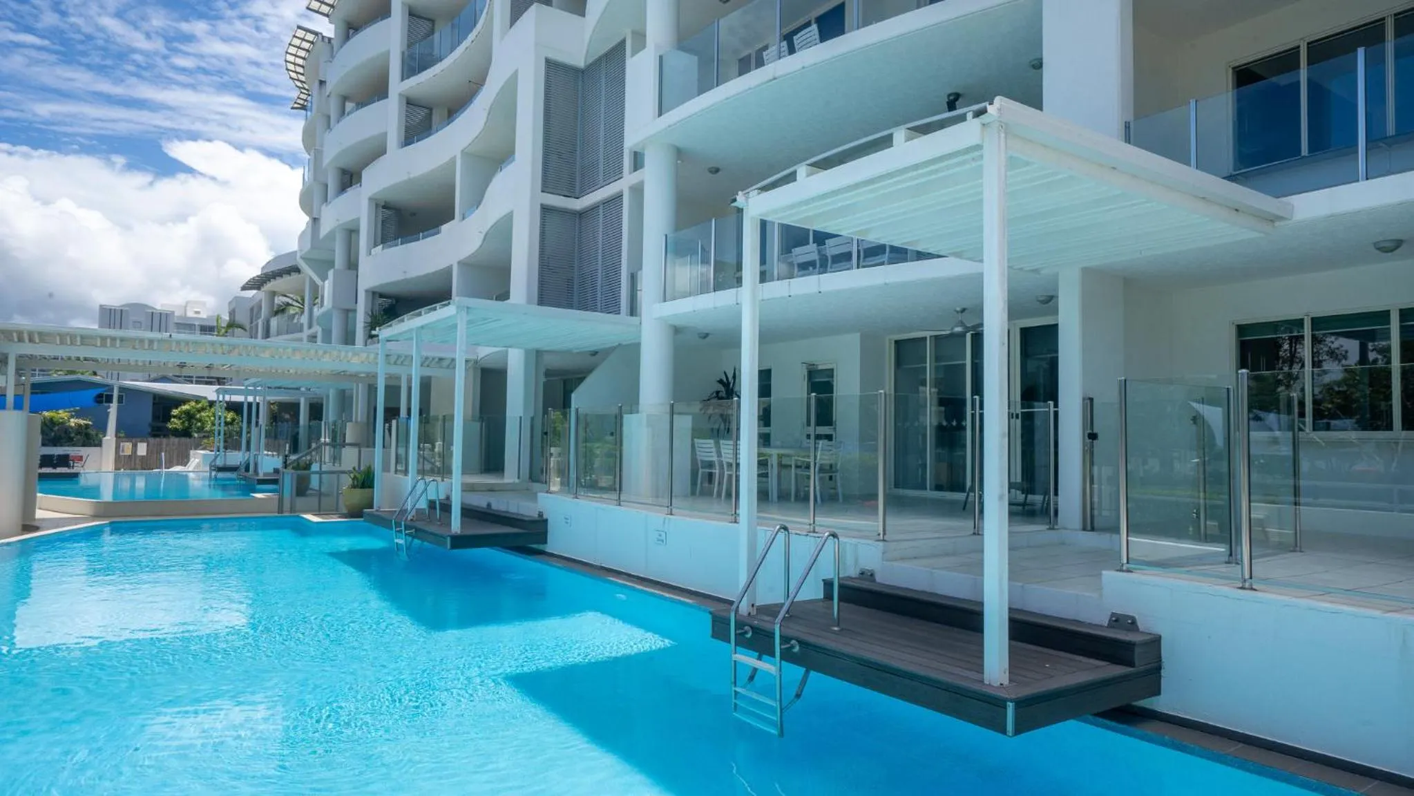 Swimming pool in Waters Edge Apartment Cairns