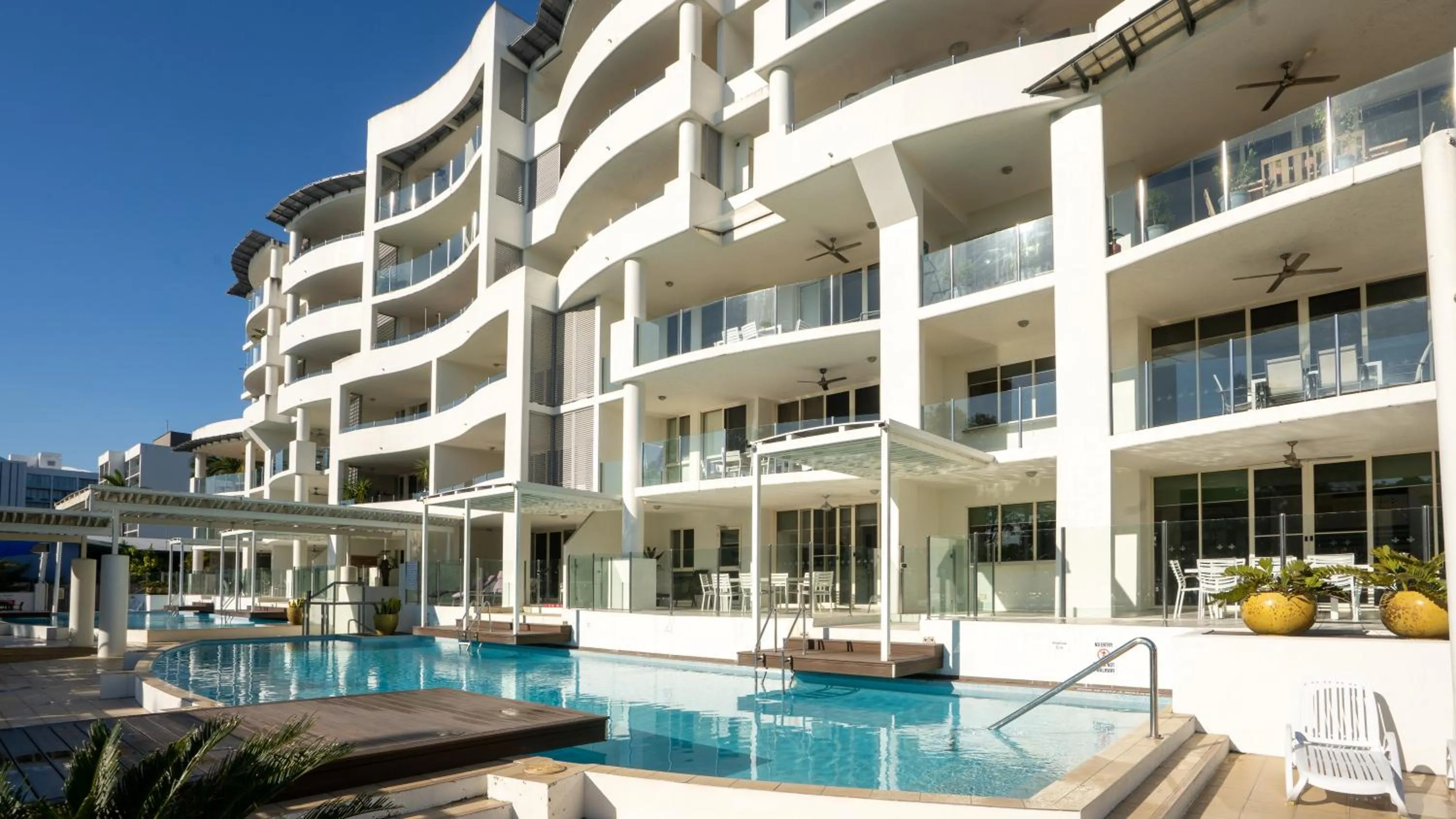 Balcony/Terrace in Waters Edge Apartment Cairns