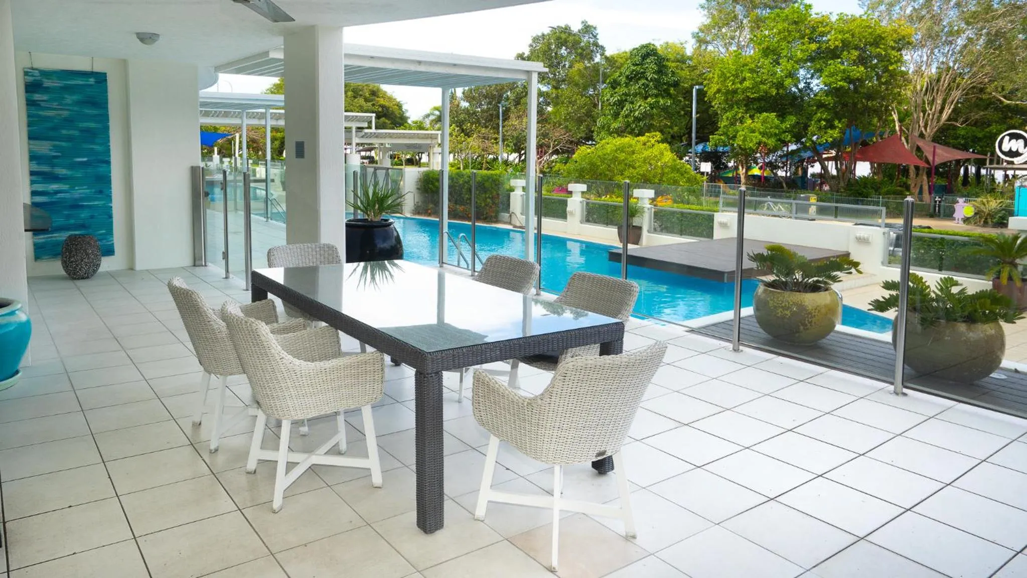 Balcony/Terrace in Waters Edge Apartment Cairns