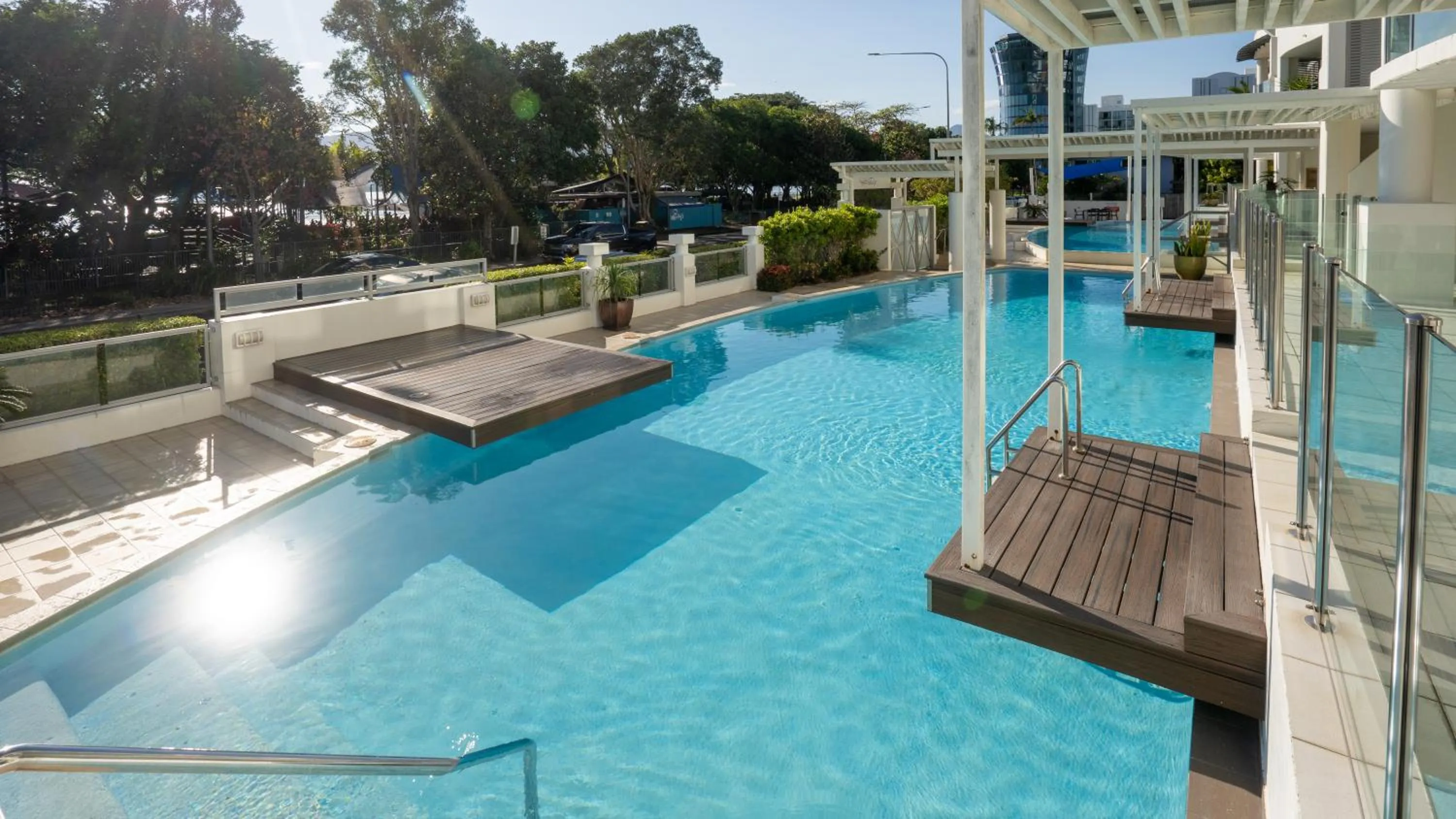 Balcony/Terrace in Waters Edge Apartment Cairns