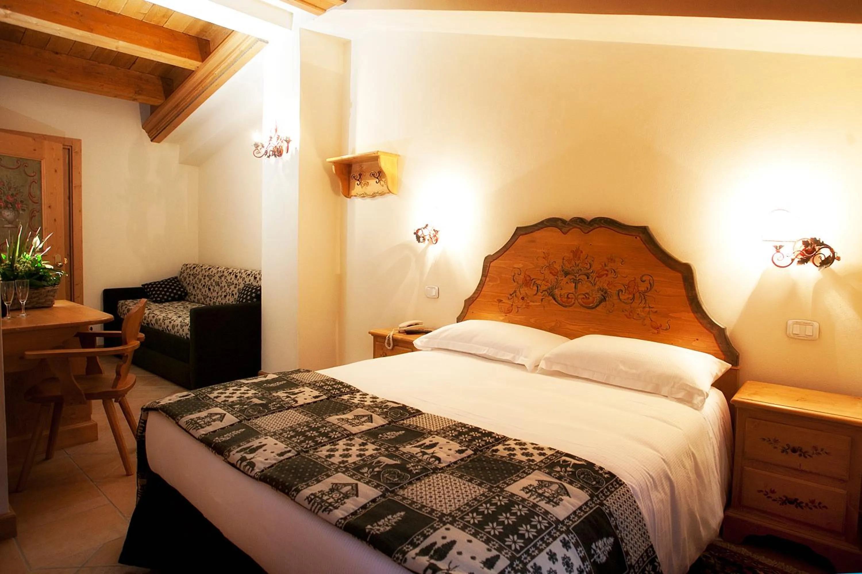 Bed in Garnì Astoria Hotel & SPA