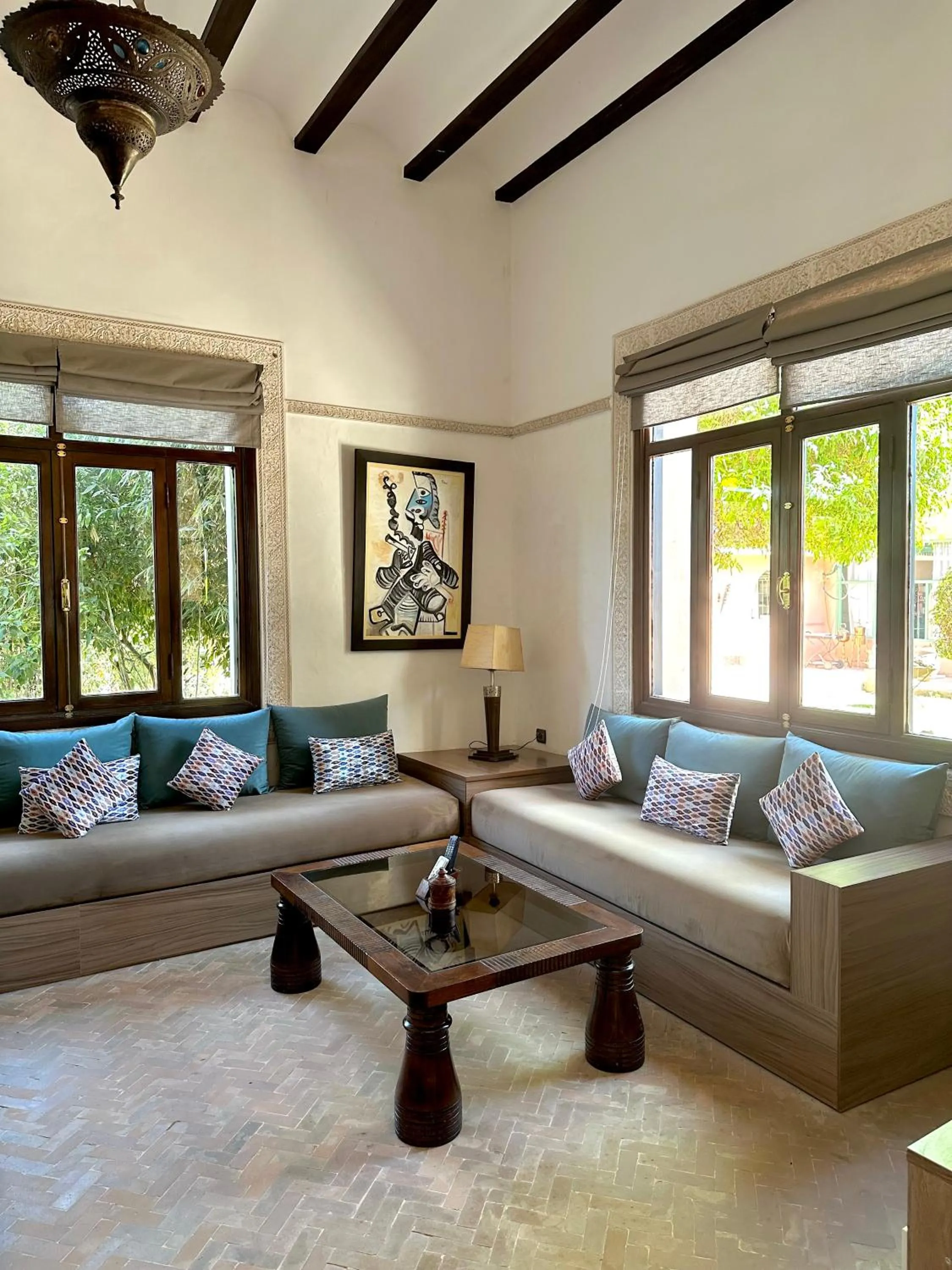 Living room in La Villa Des Golfs & PinkCactus