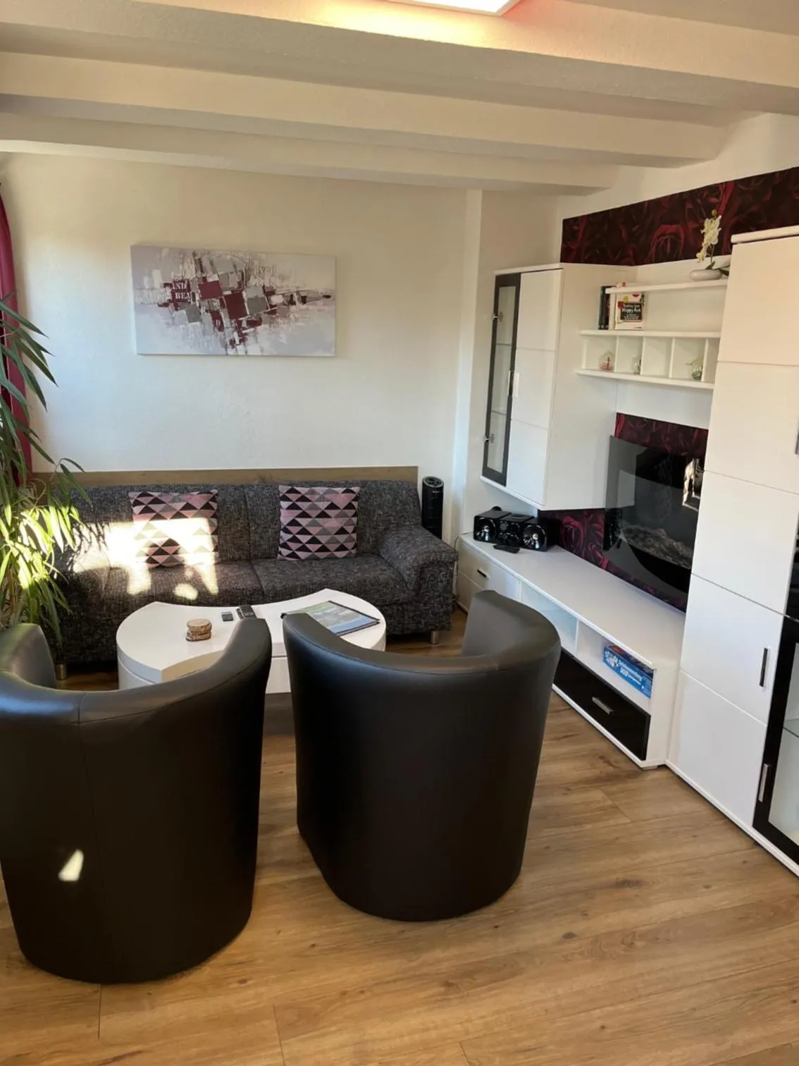 Living room in Macke`s Ferienwohnungen
