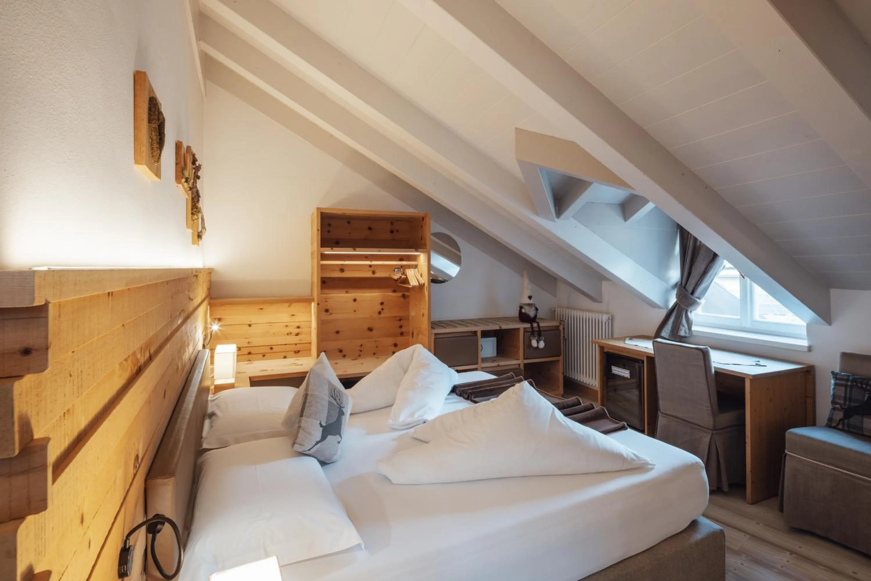 Bed in Hotel Garnì Laurino