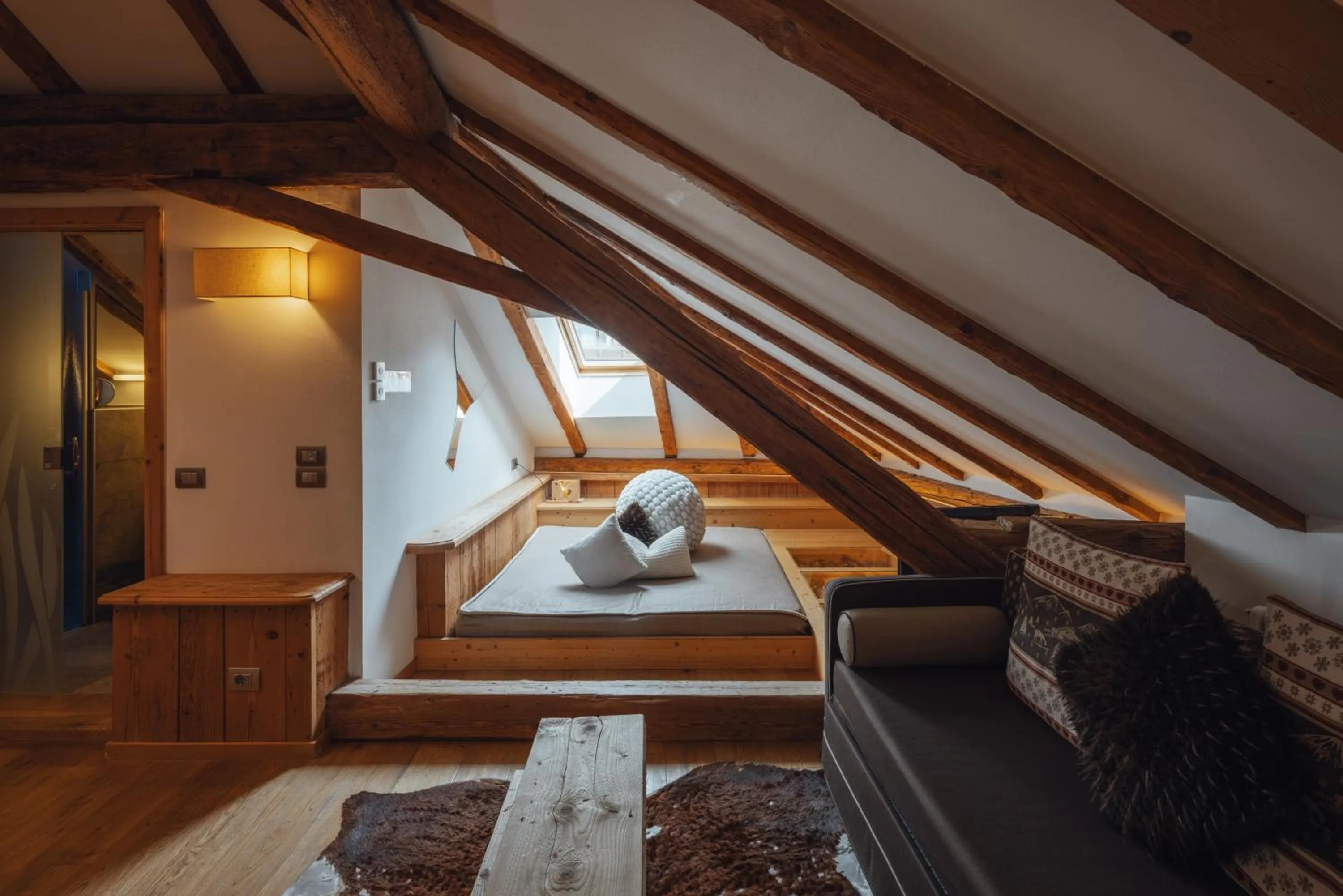 Bed in Hotel Garnì Laurino