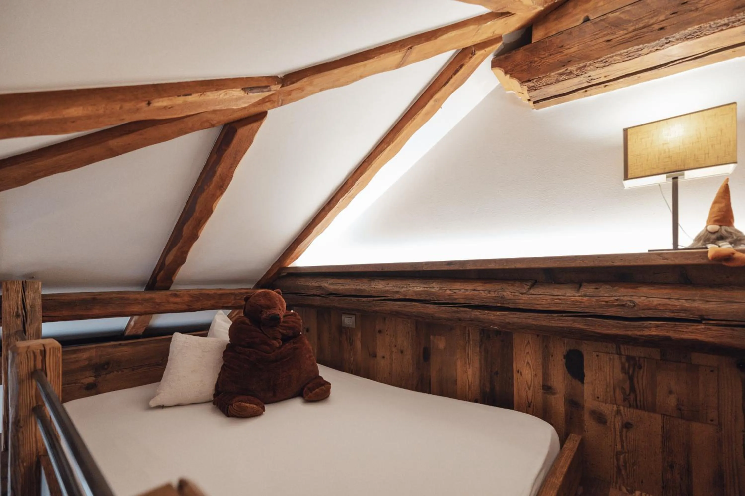 Bed in Hotel Garnì Laurino