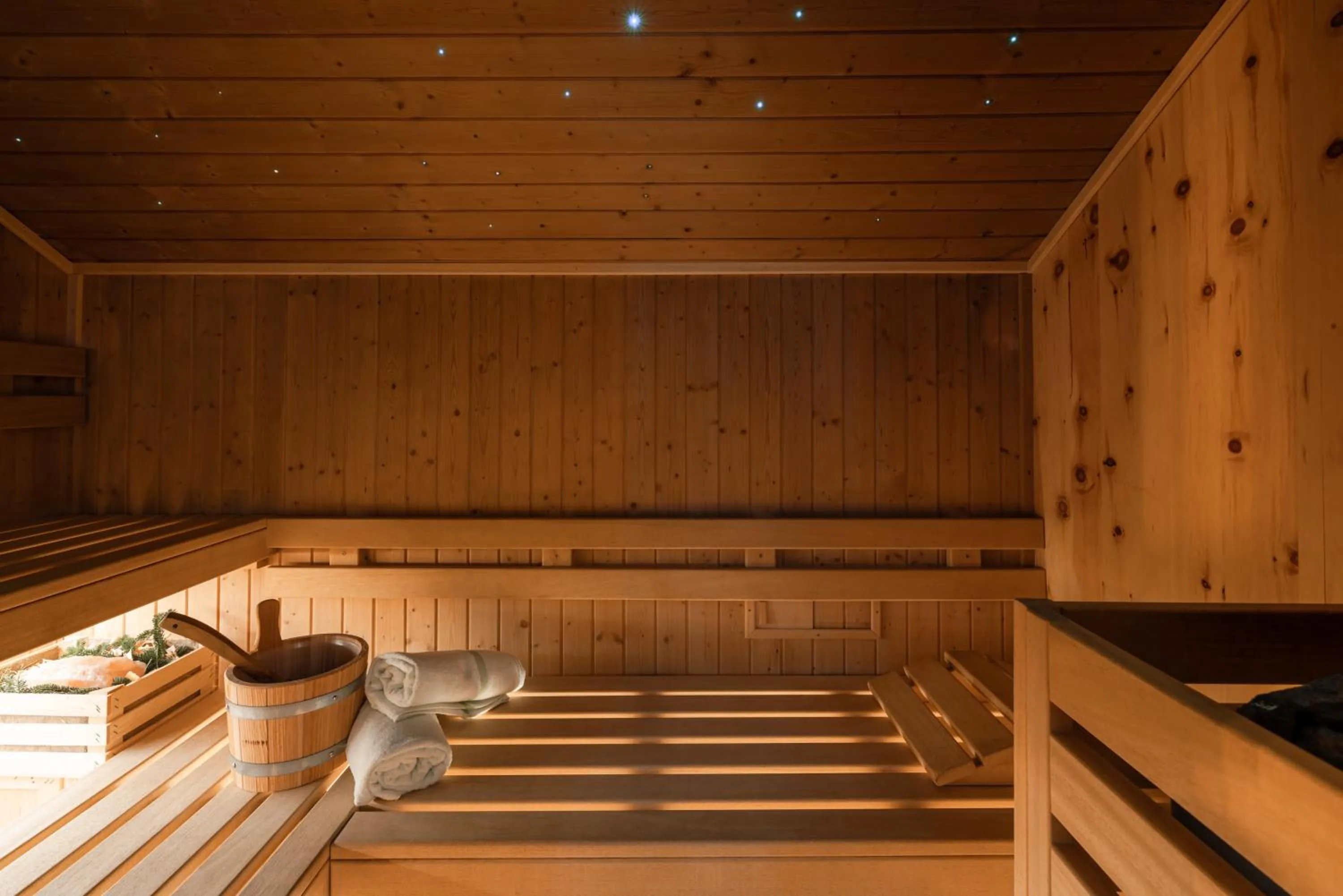 Sauna in Hotel Garnì Laurino