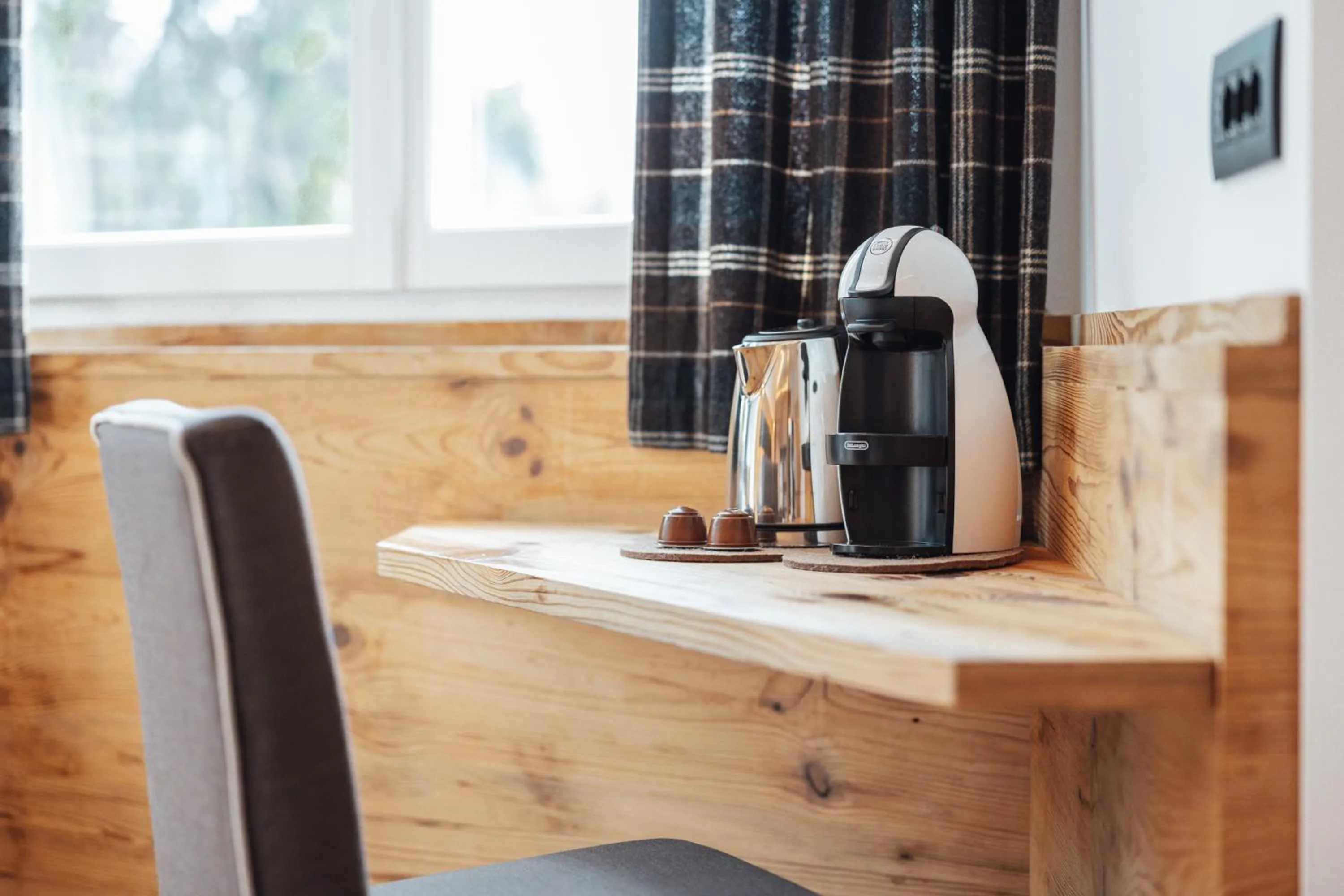 Coffee/tea facilities in Hotel Garnì Laurino