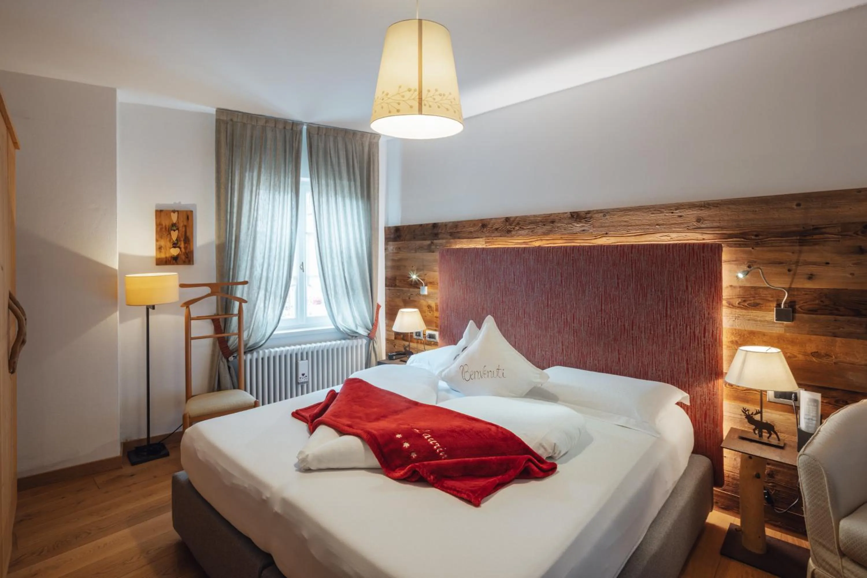 Bed in Hotel Garnì Laurino