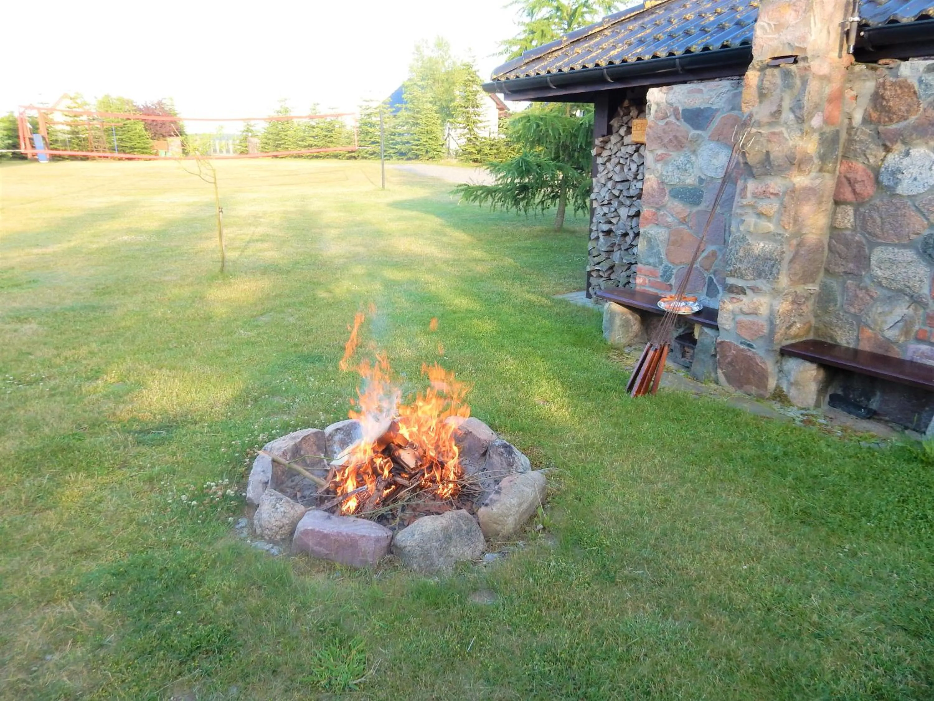 BBQ facilities in Domki Kaktus