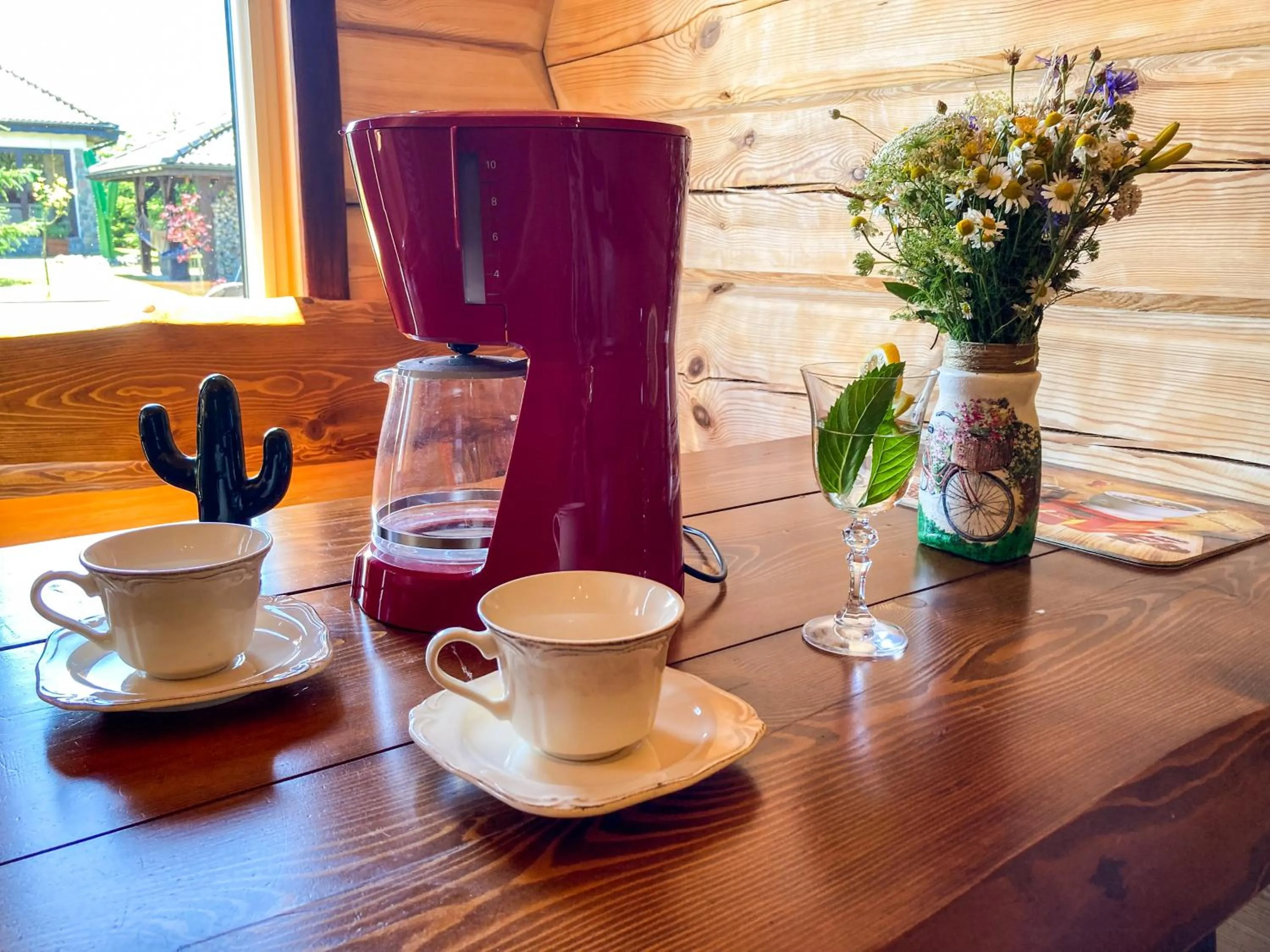 Coffee/tea facilities in Domki Kaktus