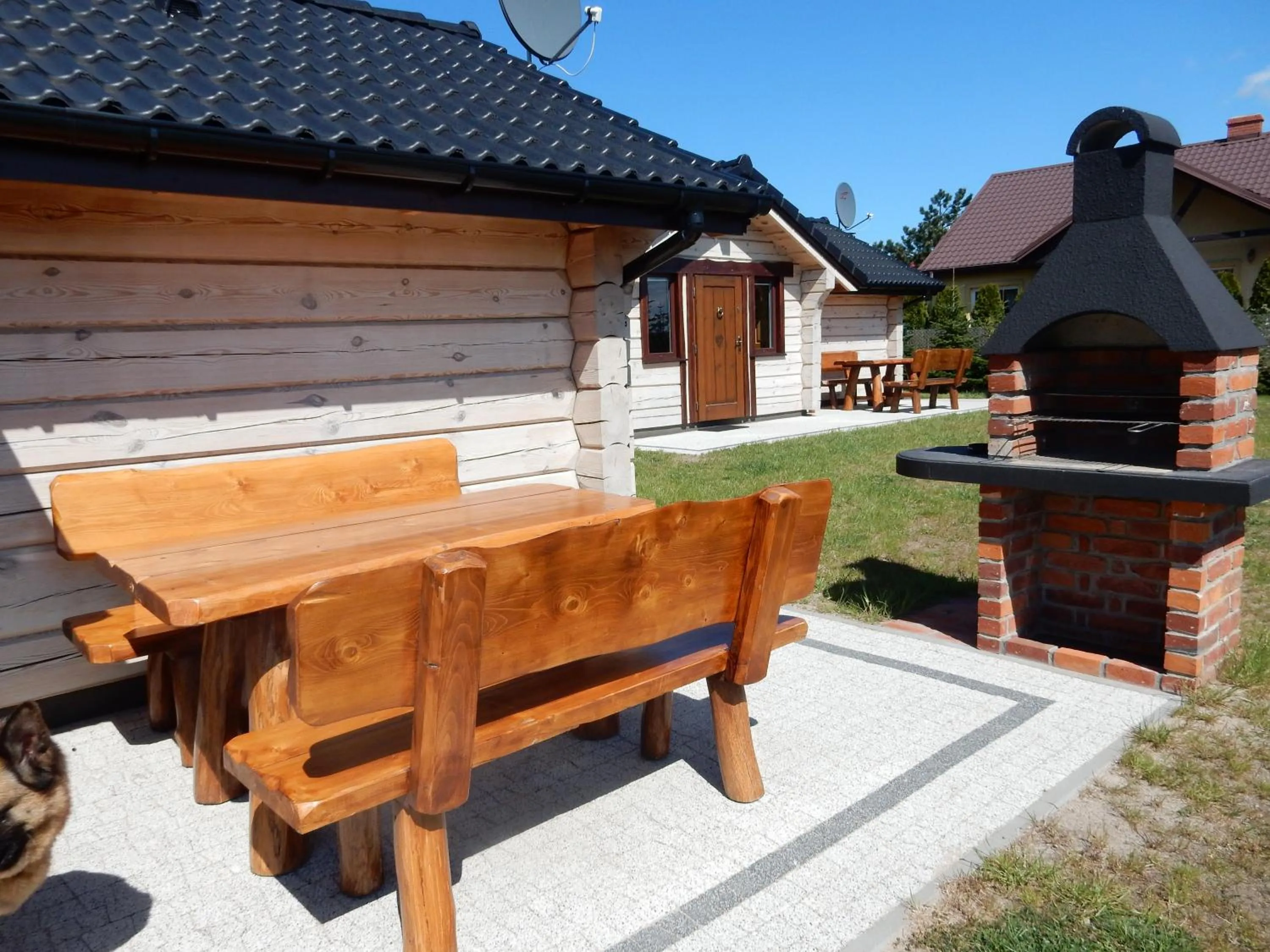 BBQ facilities in Domki Kaktus