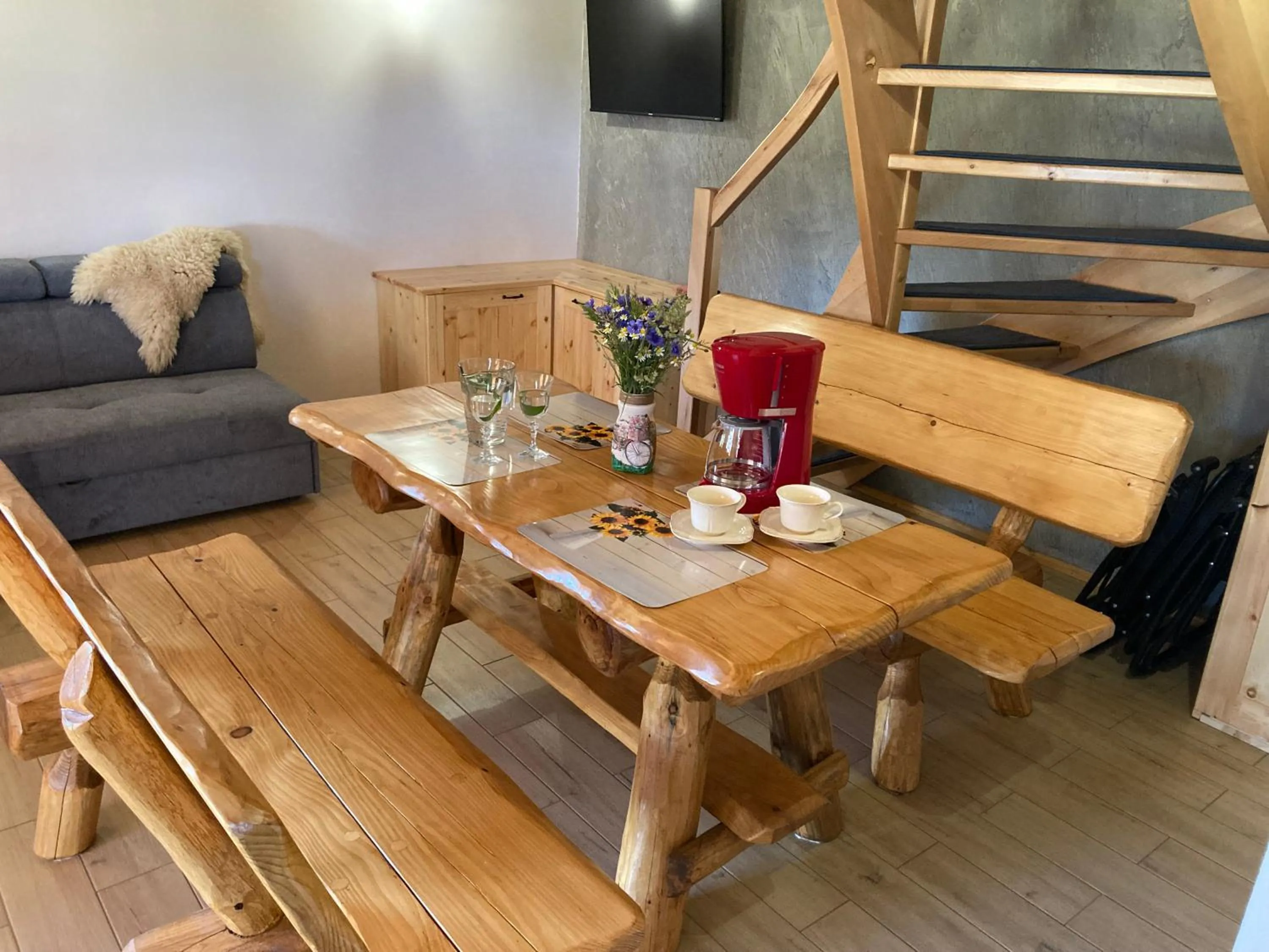 Kitchen or kitchenette in Domki Kaktus