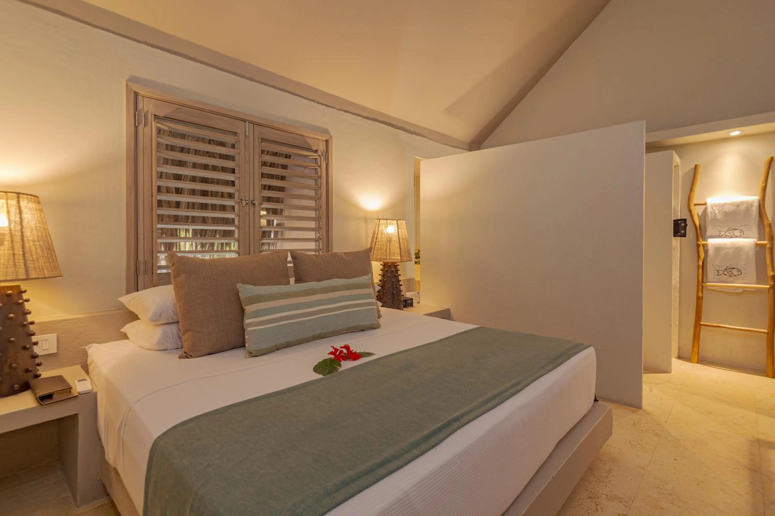 Bed in Hotel San Pedro de Majagua