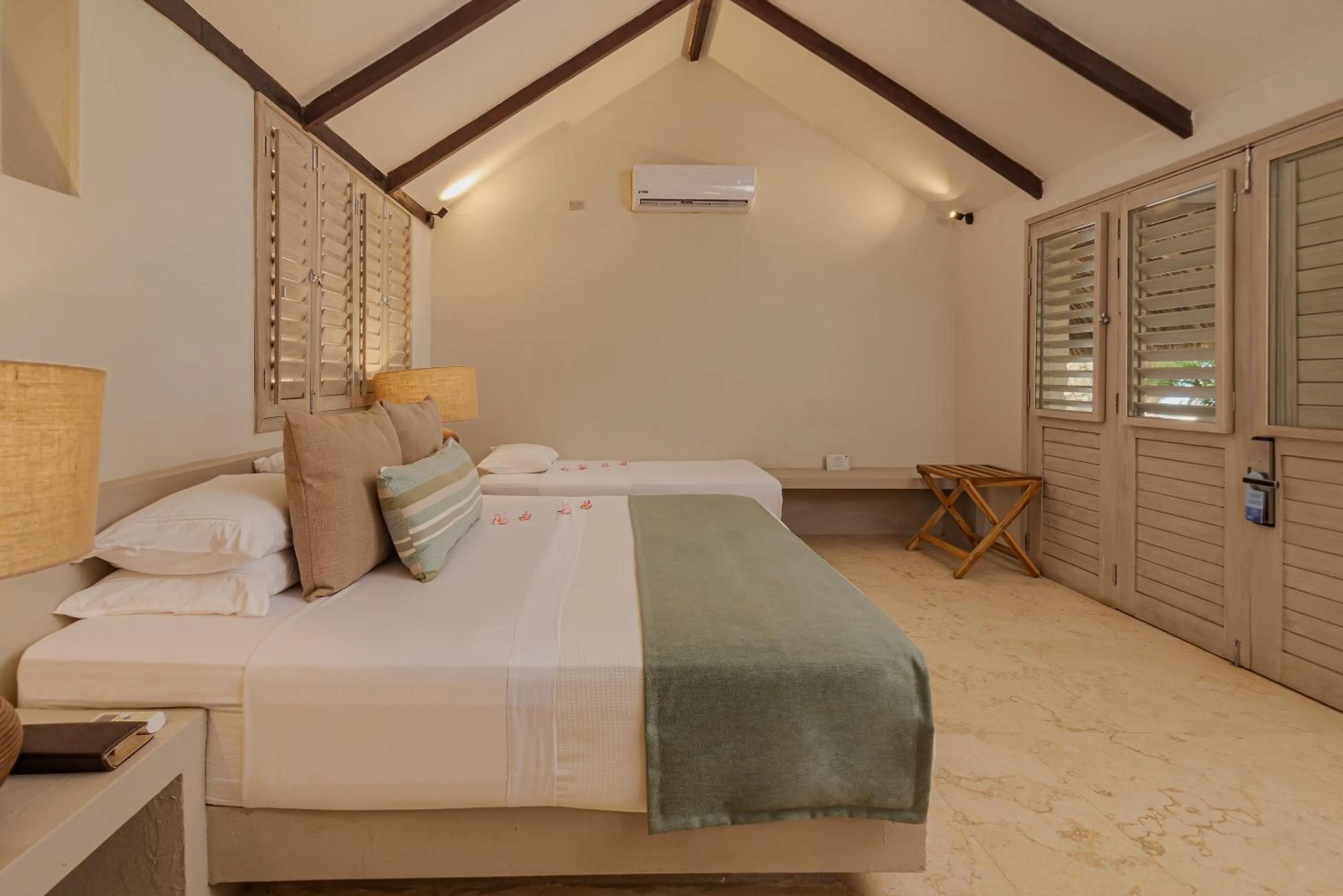 Bed in Hotel San Pedro de Majagua