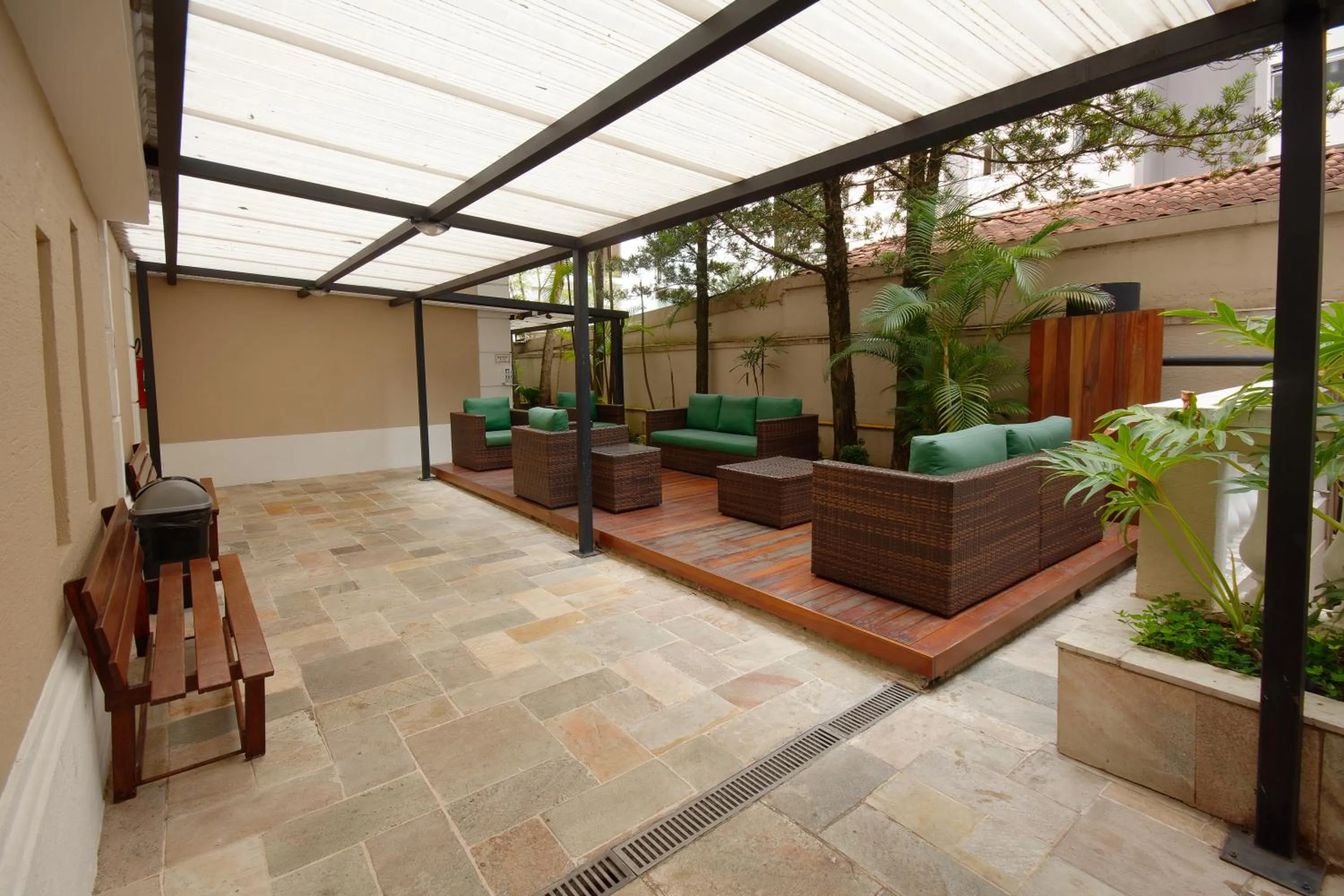 Garden in Fênix Hotel Moema