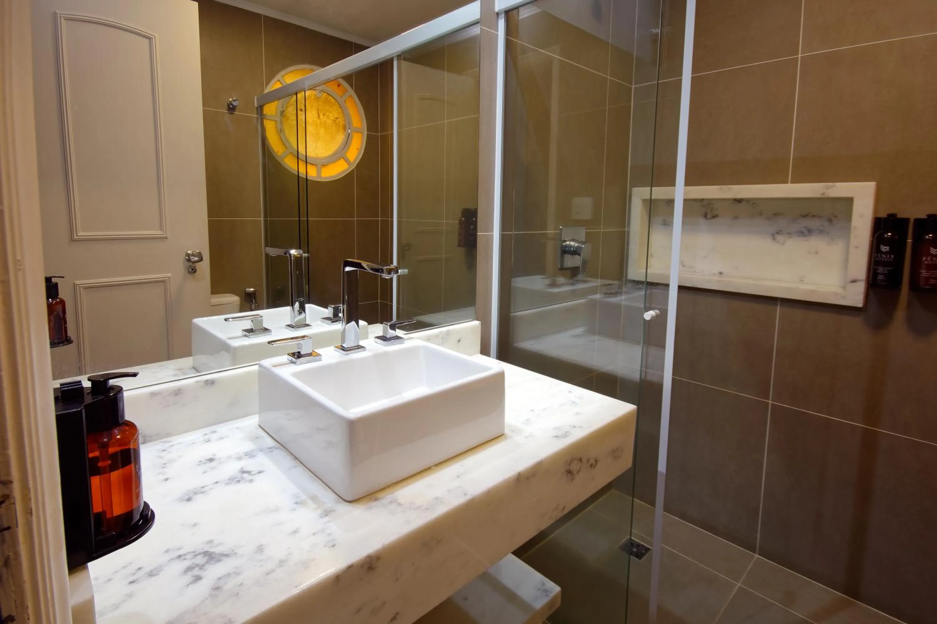 Bathroom in Fênix Hotel Moema