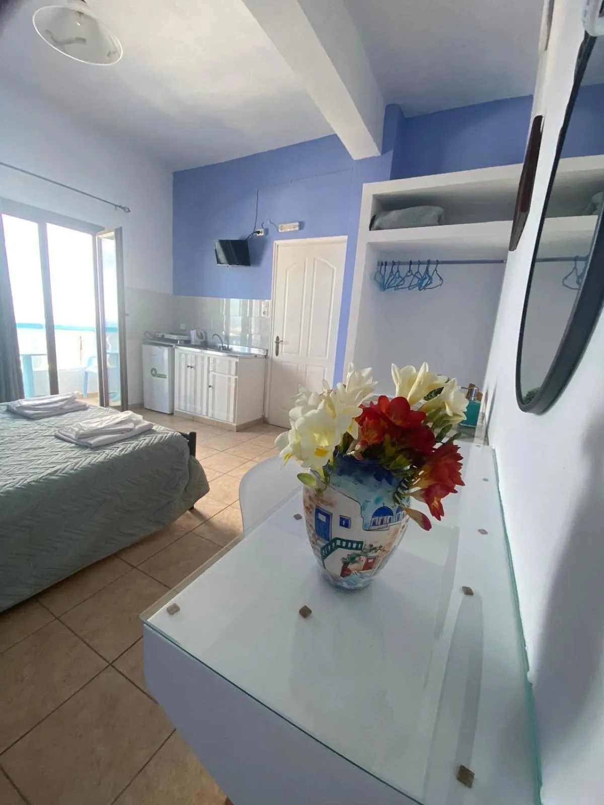 Toilet, Bed in Stella Nomikou Apartments