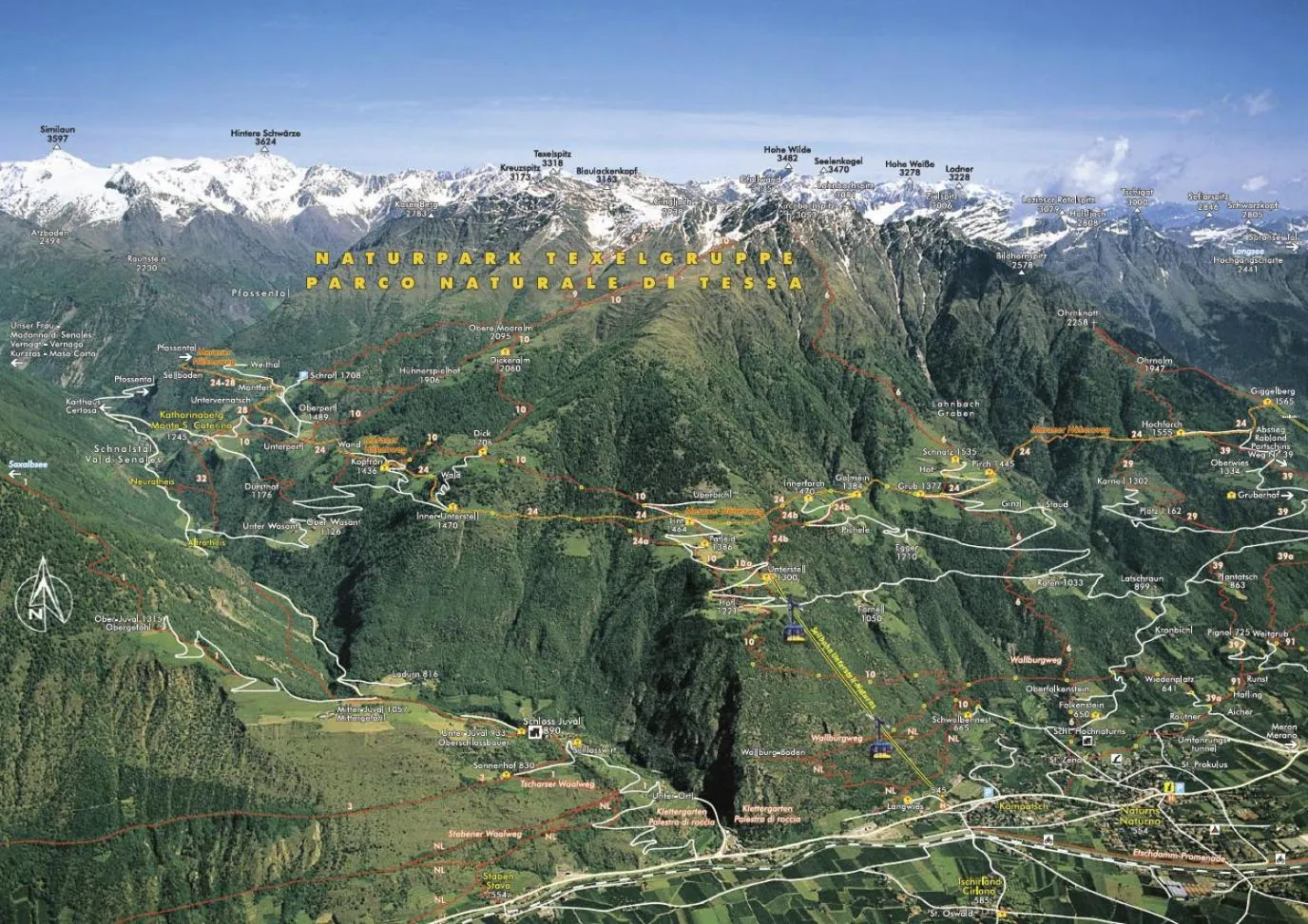 Natural landscape in Hotel Rössl