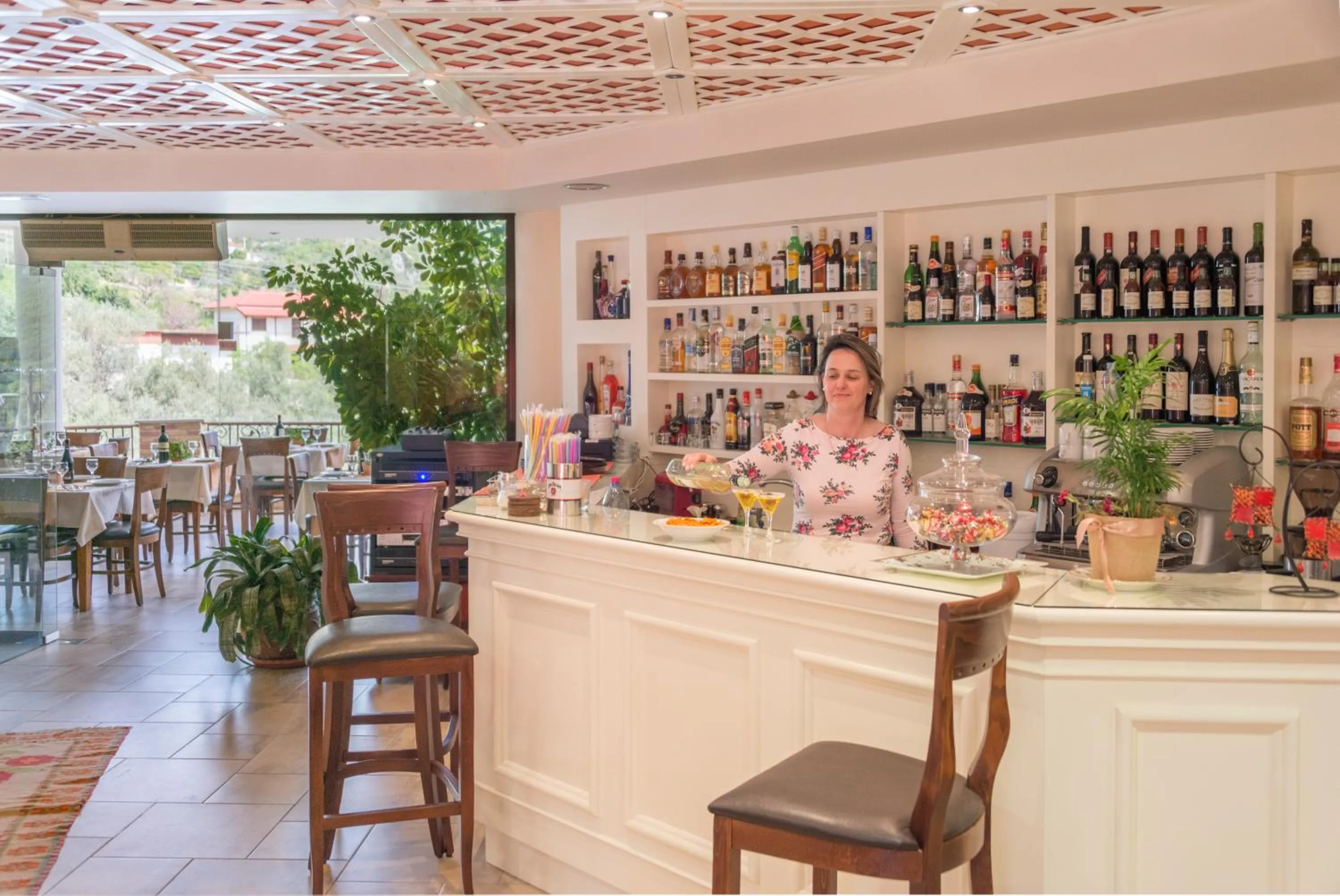 Lounge or bar in Hotel Eirini