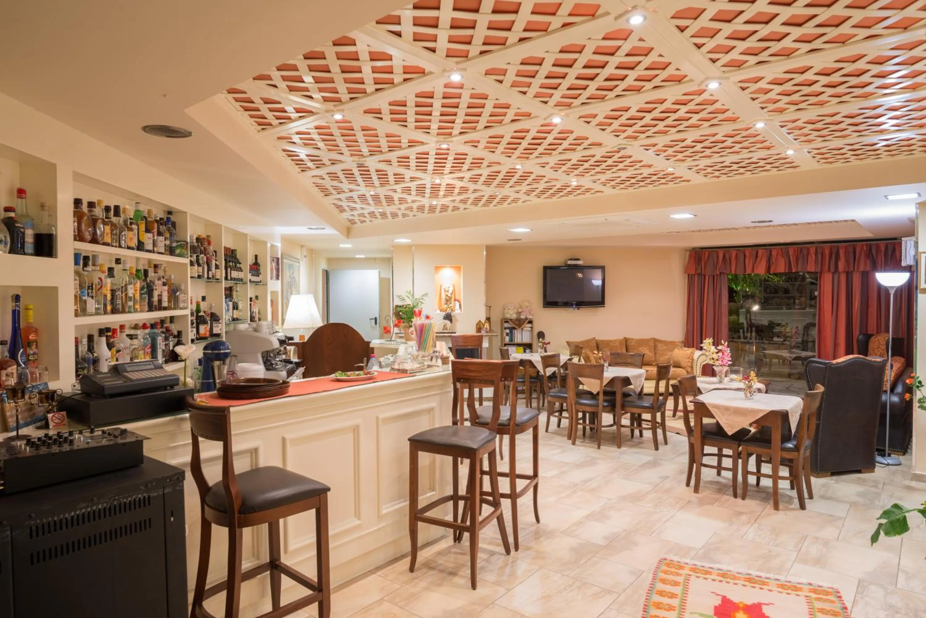 Lounge or bar in Hotel Eirini