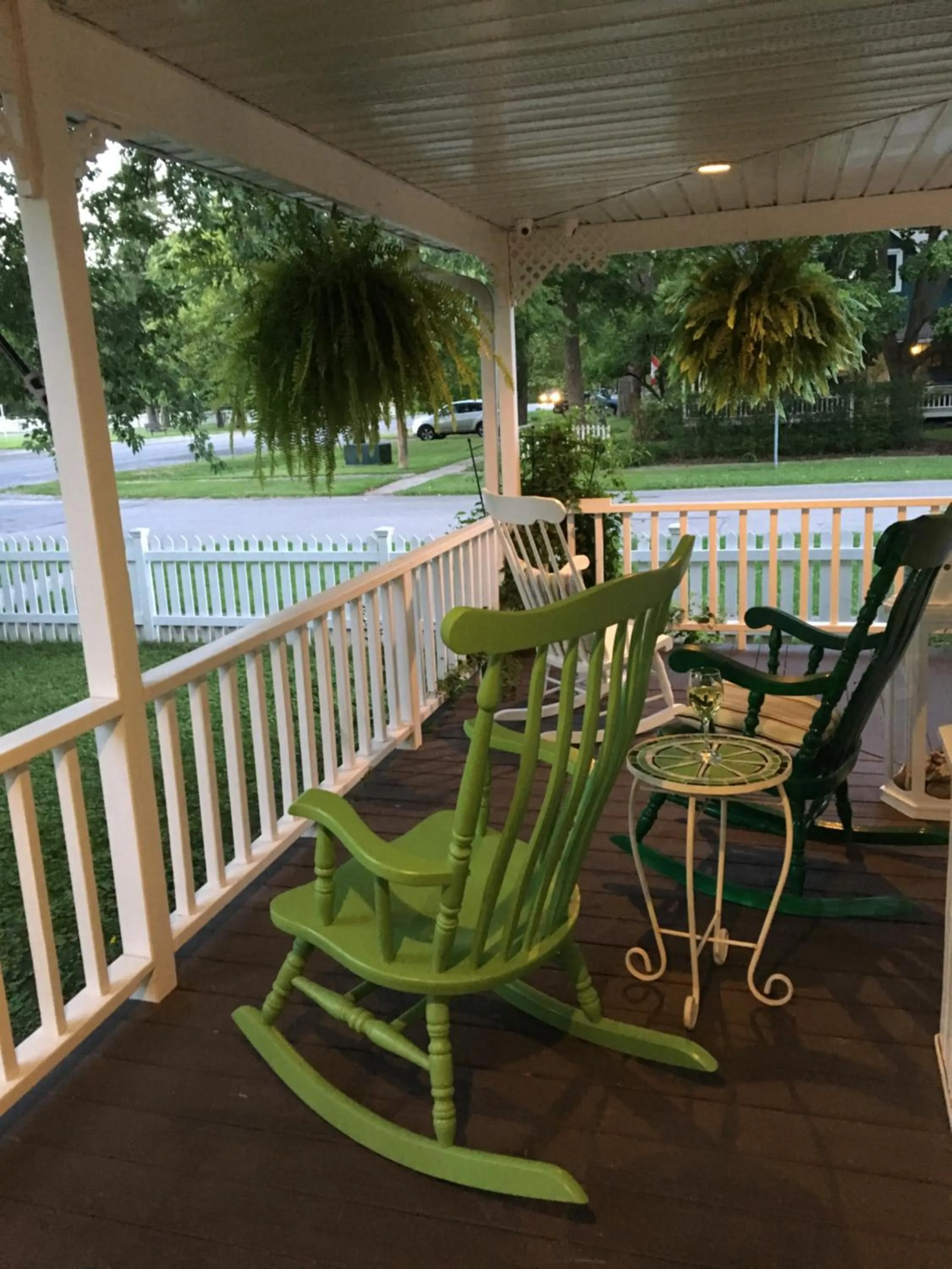 Patio in Finlay House Bed and Breakfast Niagara - on - the - Lake