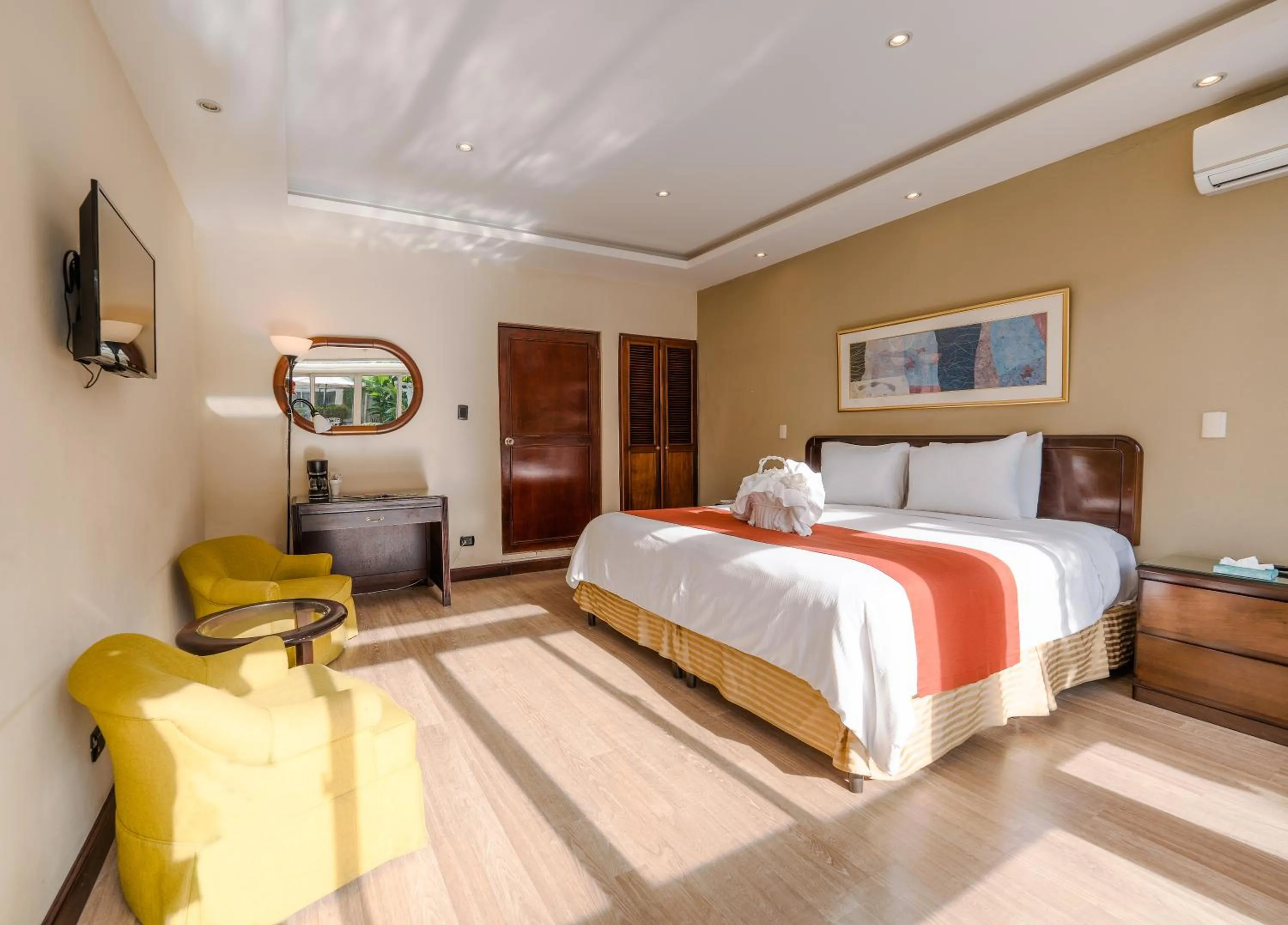 Bed in Hotel San Carlos