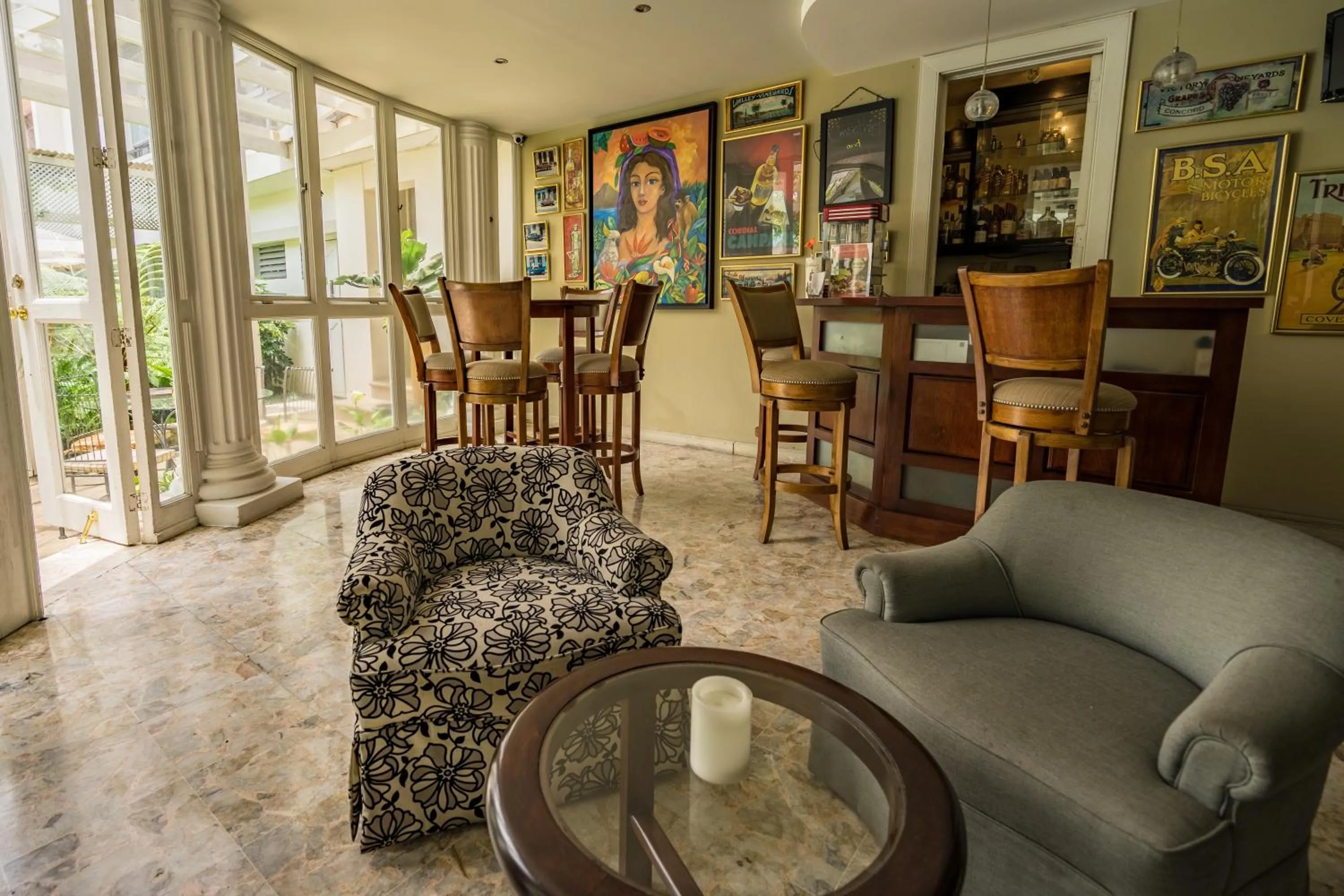 Living room in Hotel San Carlos