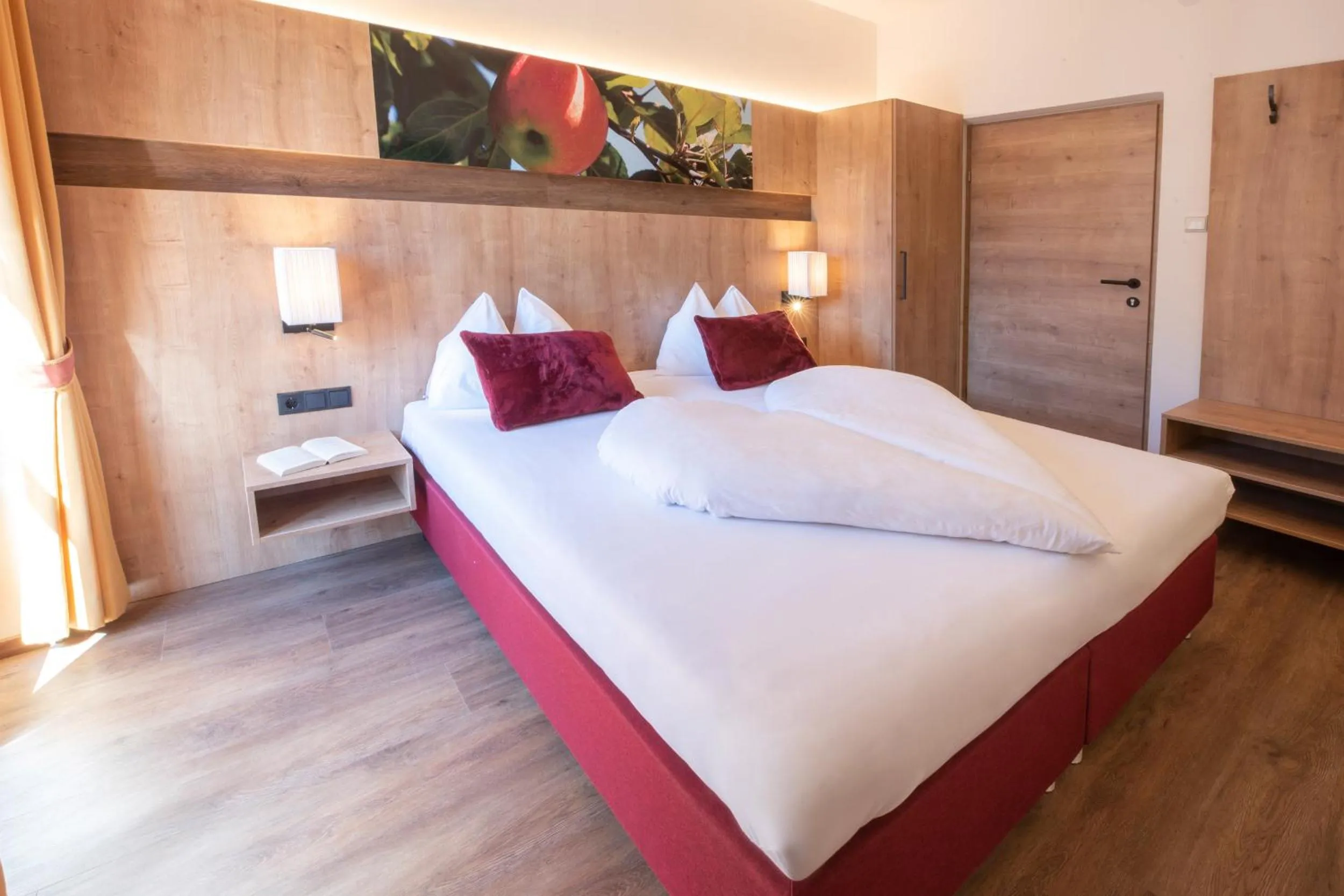 Bed in Pension Sandhofer