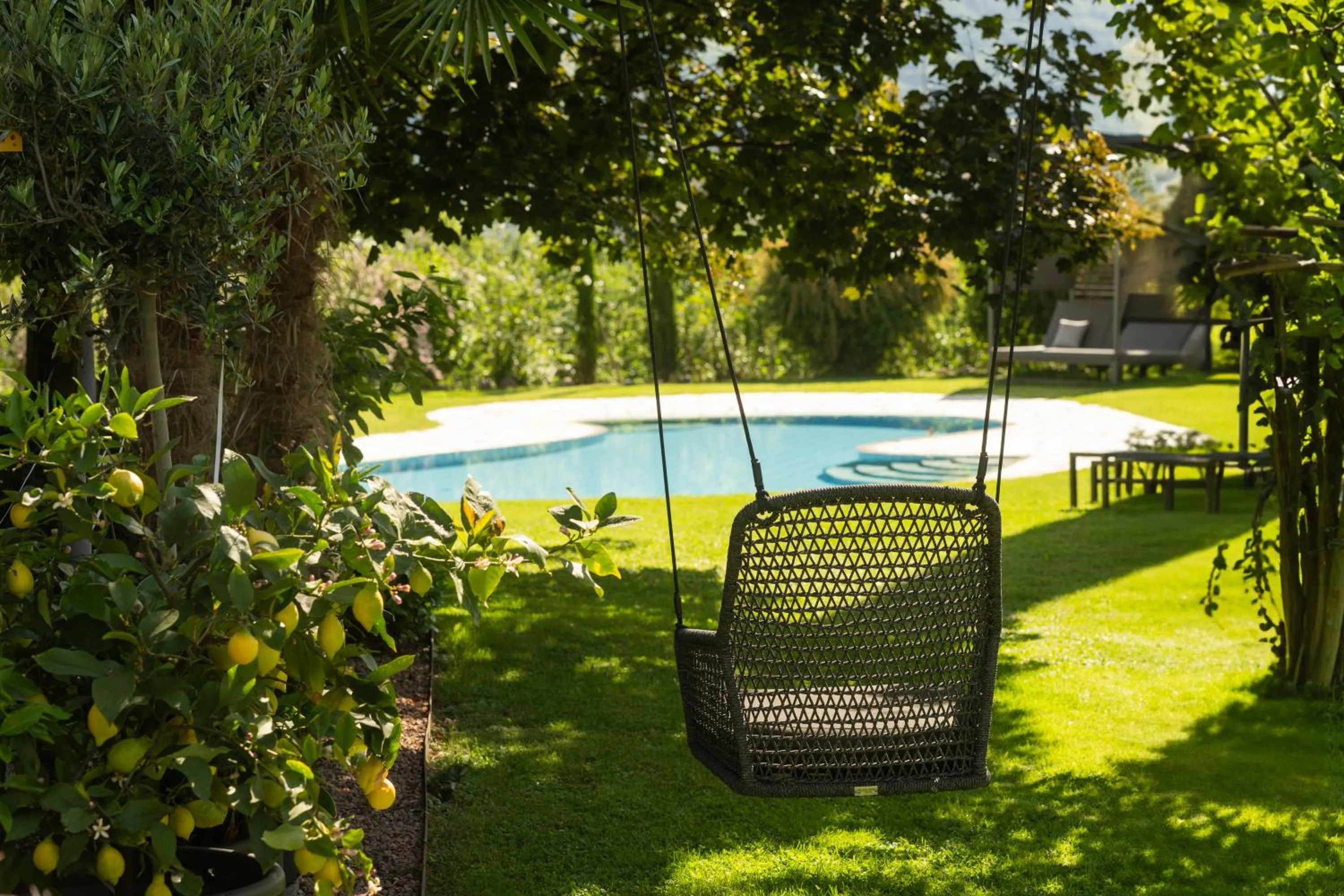 Swimming pool in Pension Sandhofer