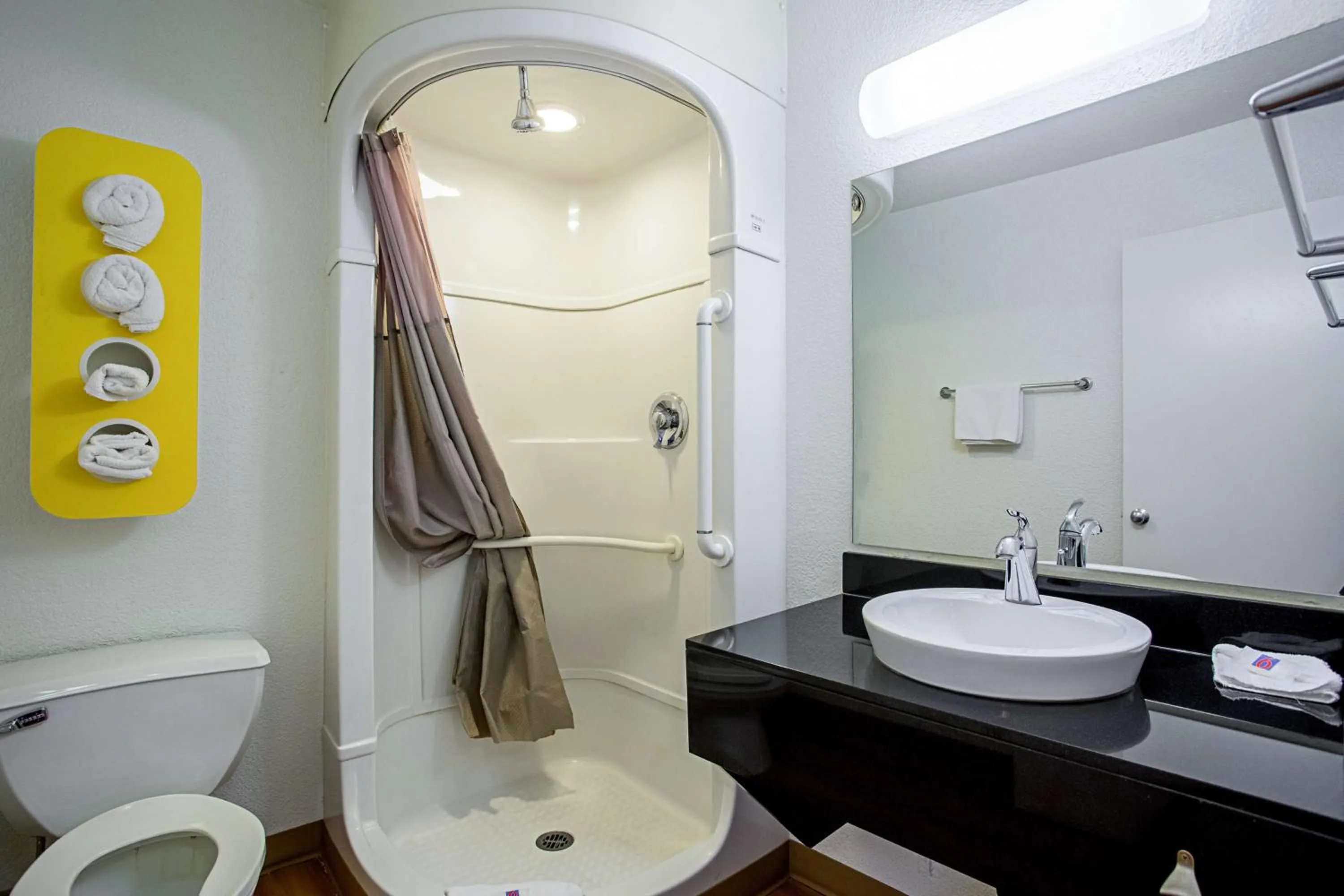 Shower in Motel 6-Prescott, AZ