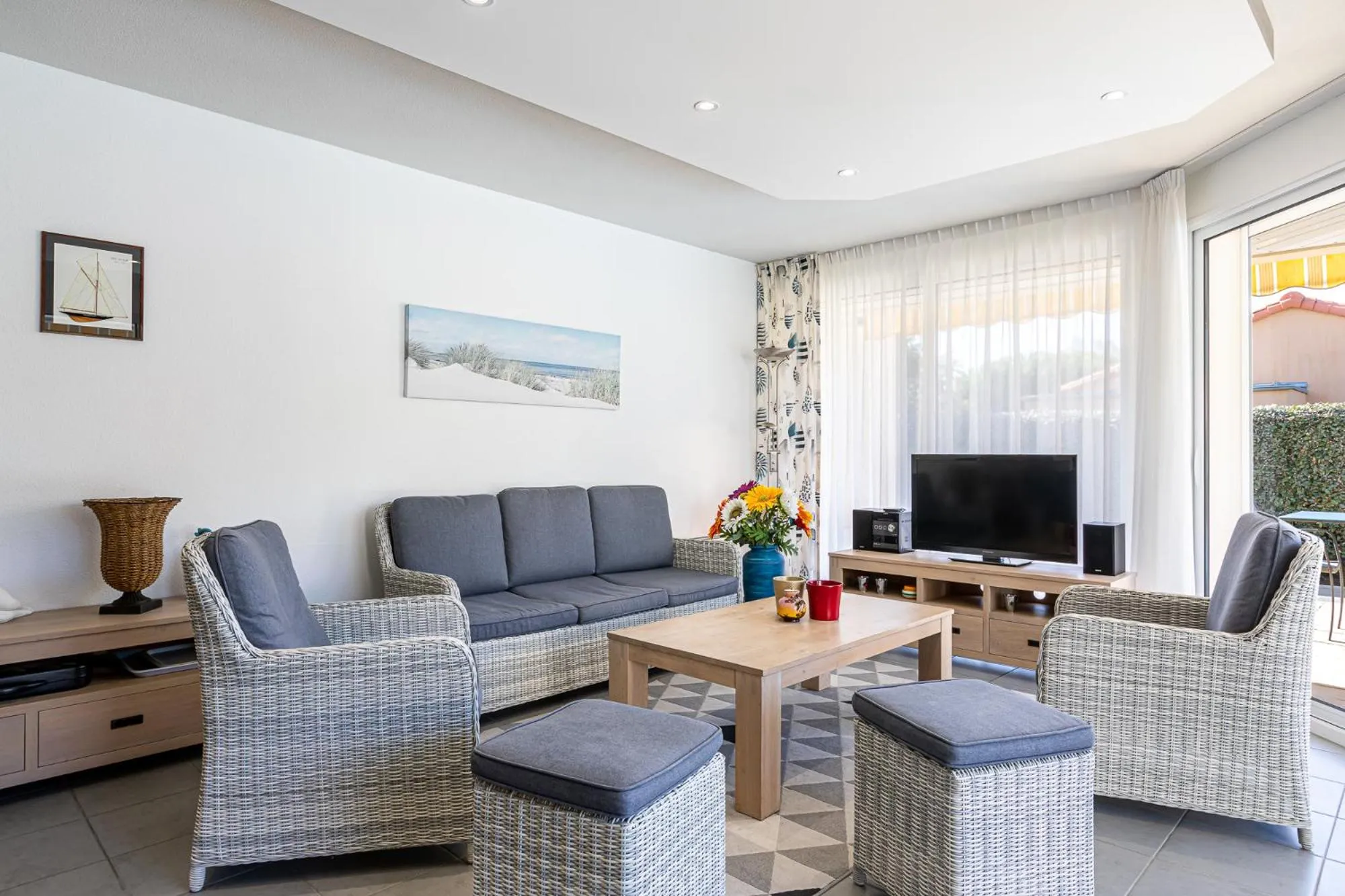 Living room in Oasis Les Jardins des Sables d'Olonne