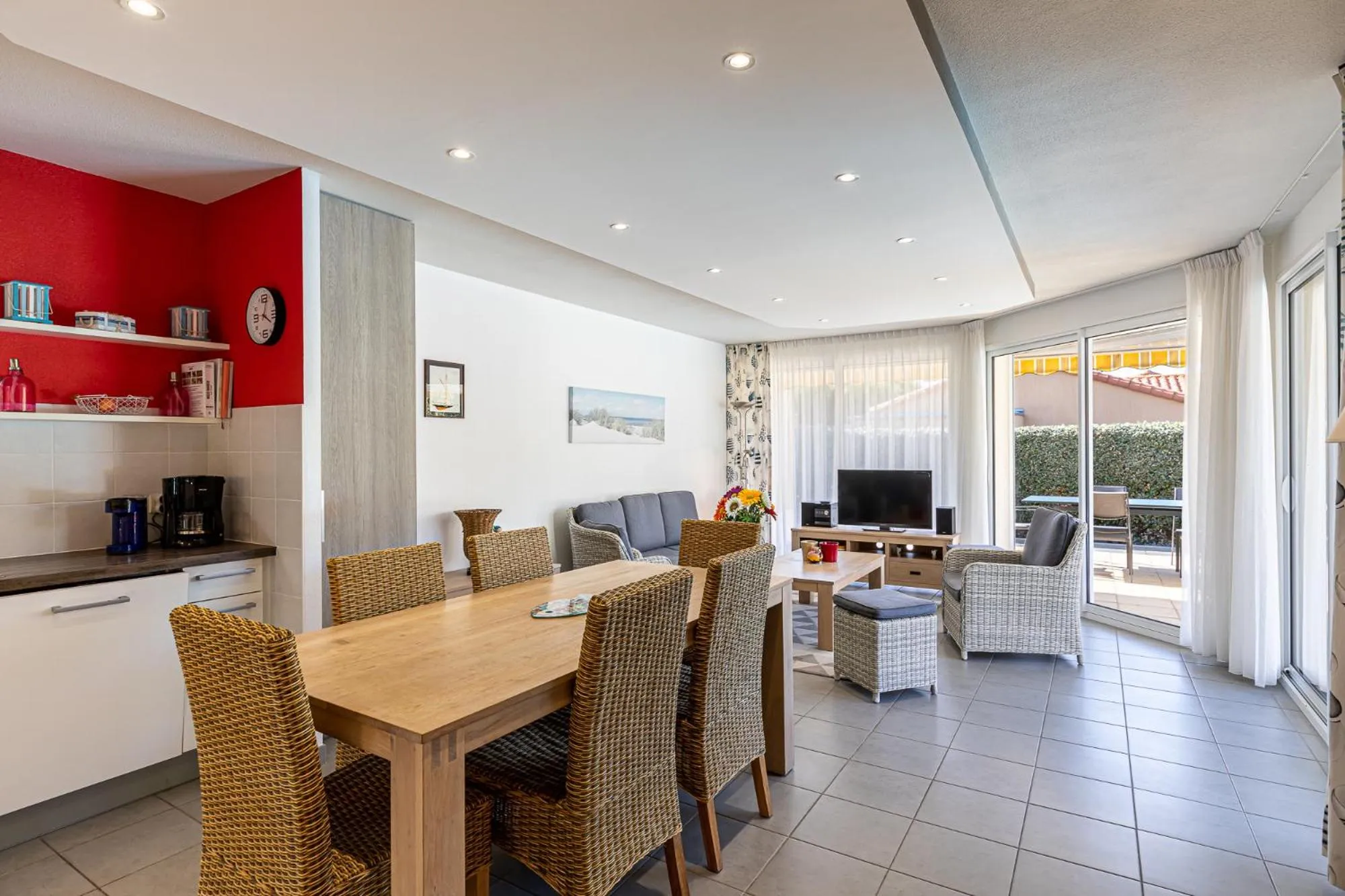 Living room in Oasis Les Jardins des Sables d'Olonne