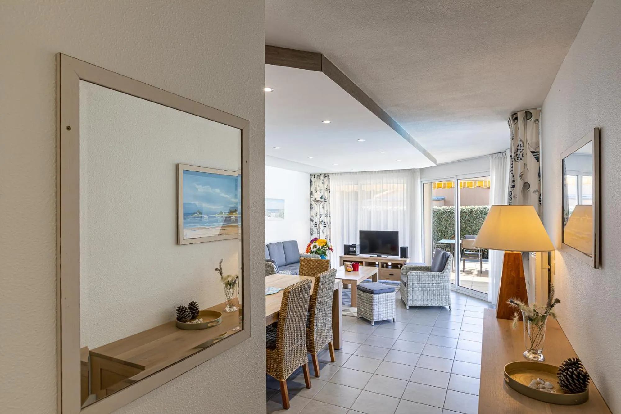 Living room in Oasis Les Jardins des Sables d'Olonne