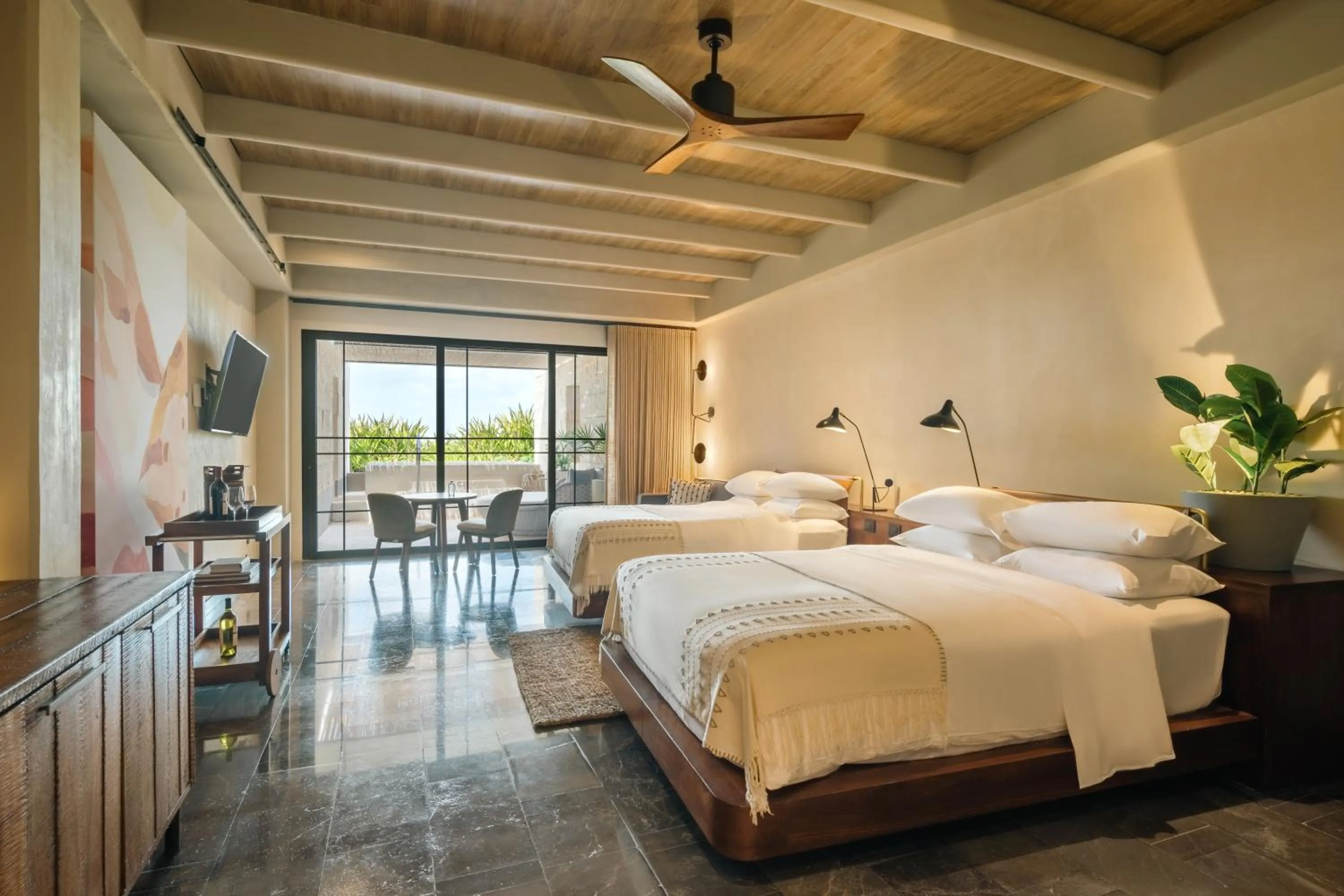 Bed in Atelier Playa Mujeres- Adults Only - All Inclusive Resort