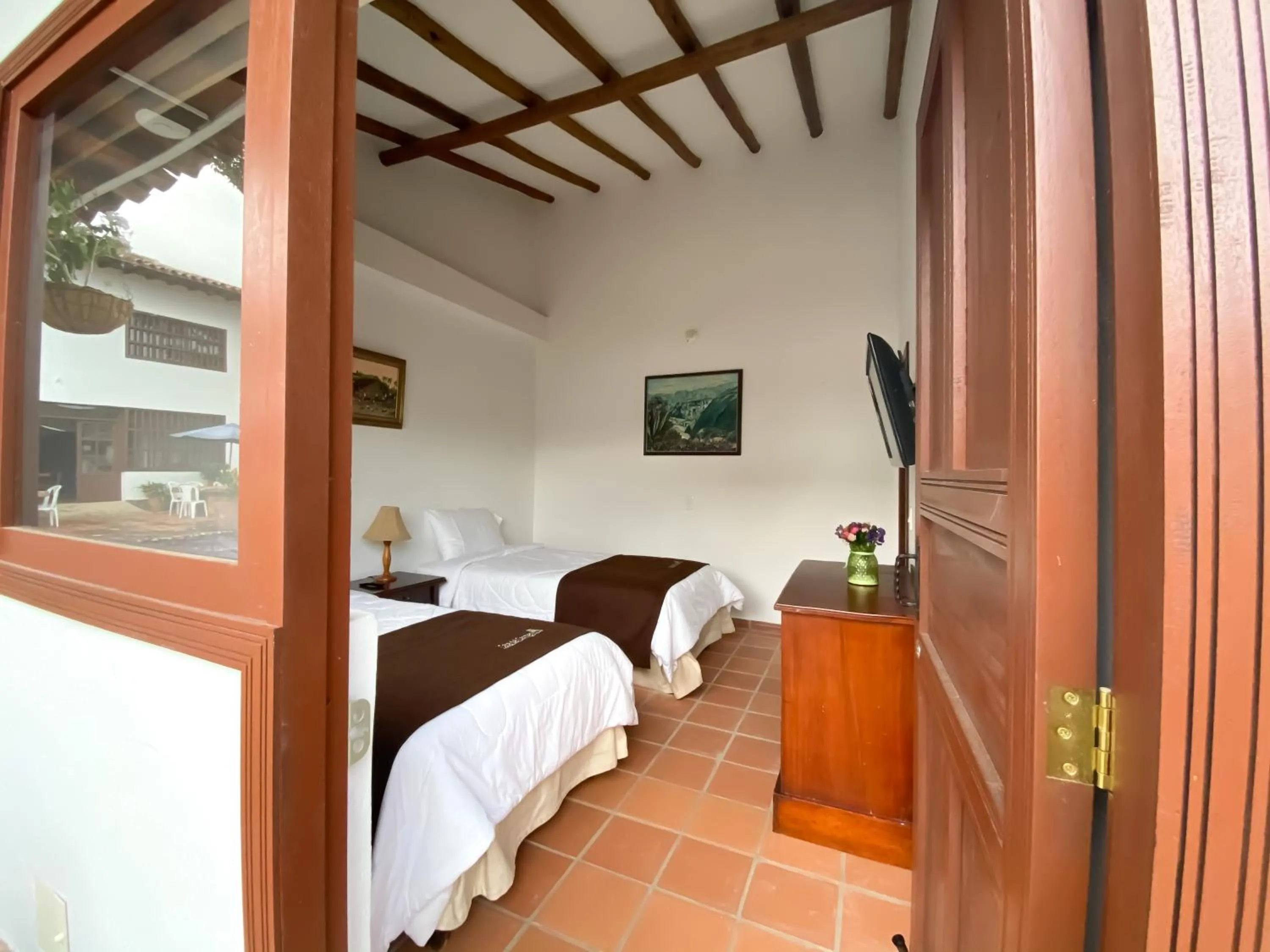 Budget Double Room - single occupancy in Casa del Carmen - Villa de Leyva