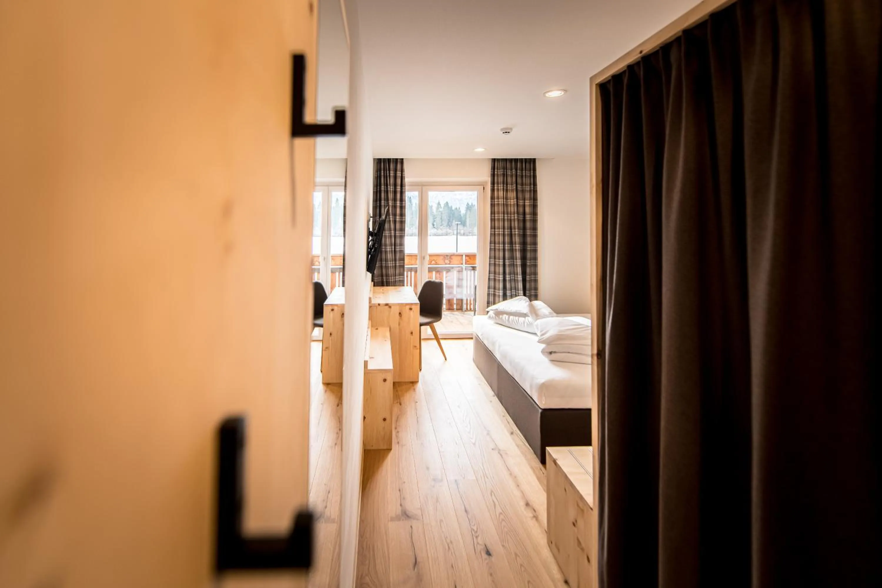 Photo of the whole room, Bed in Hotel Antholzerhof