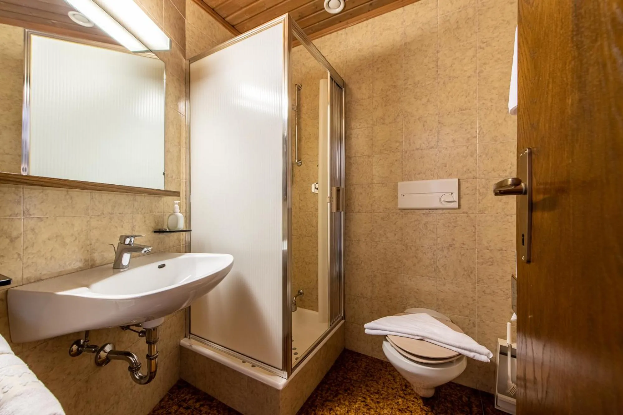 Shower in Hotel Antholzerhof