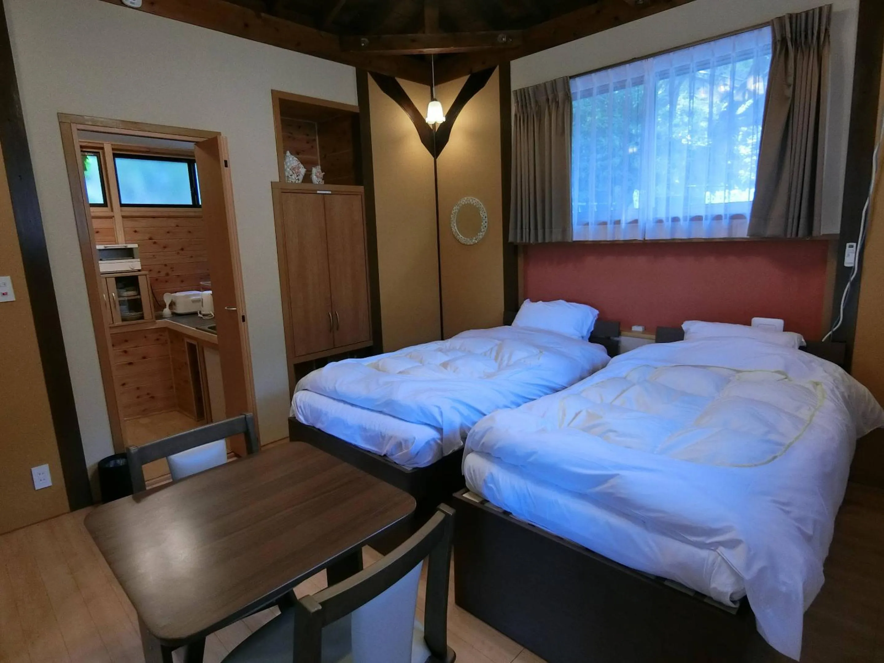 Bedroom, Bed in Shirahama Meiji Villa