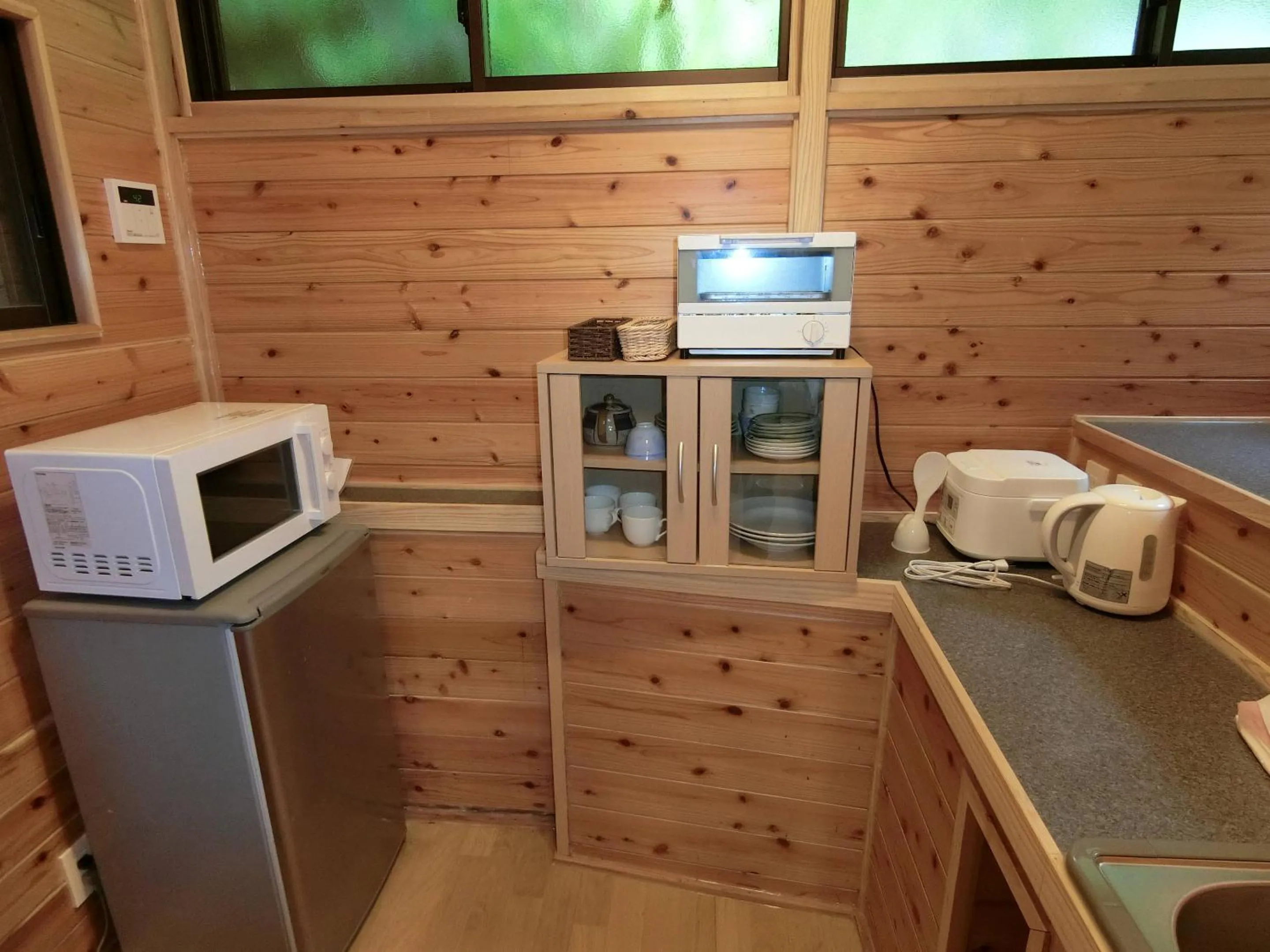 Kitchen or kitchenette in Shirahama Meiji Villa