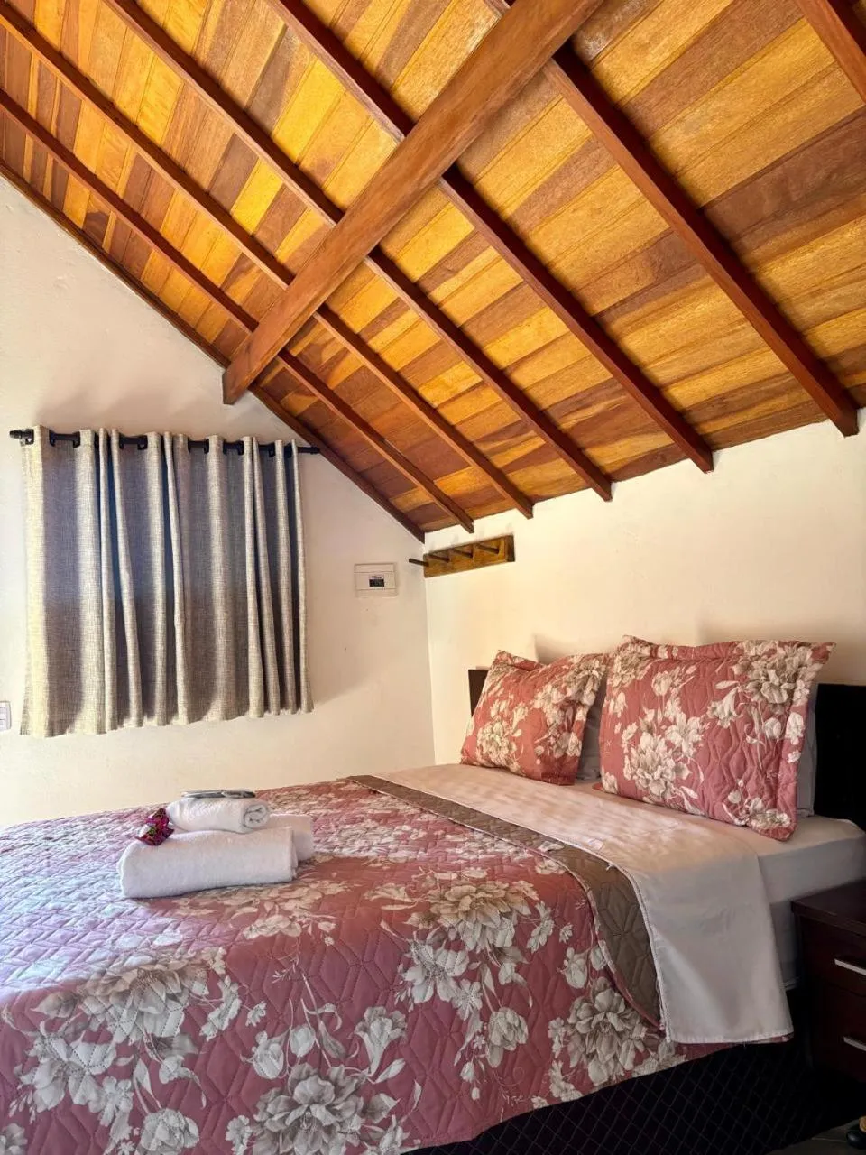 Bed in Pousada Vista do Paraíso