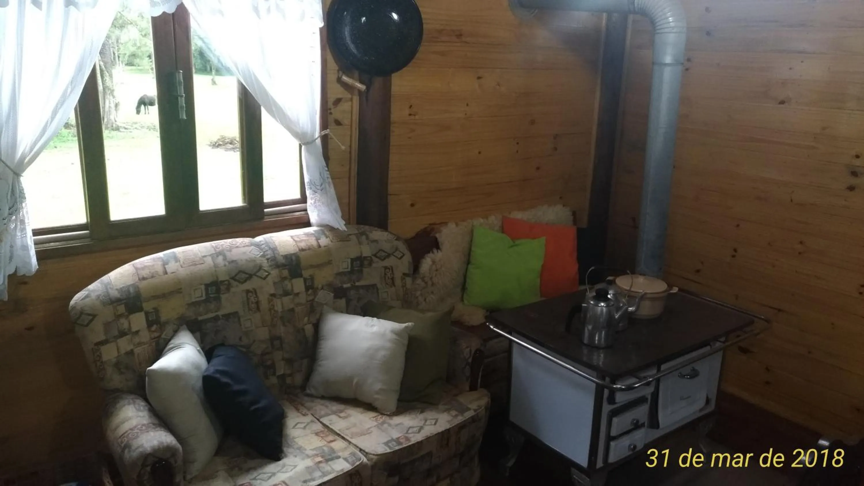 Living room in Pousada Recanto dos Pôneis Rio Rufino Urubici