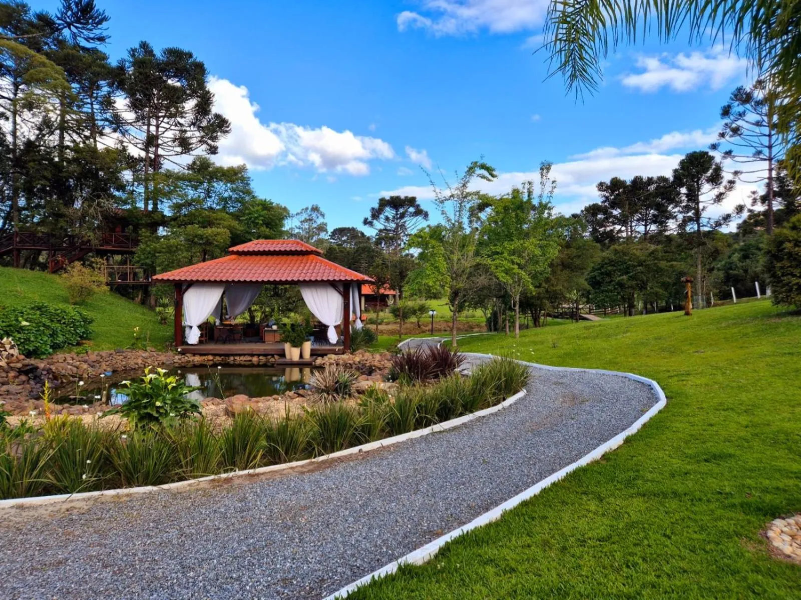 Balcony/Terrace in Pousada Recanto dos Pôneis Rio Rufino Urubici