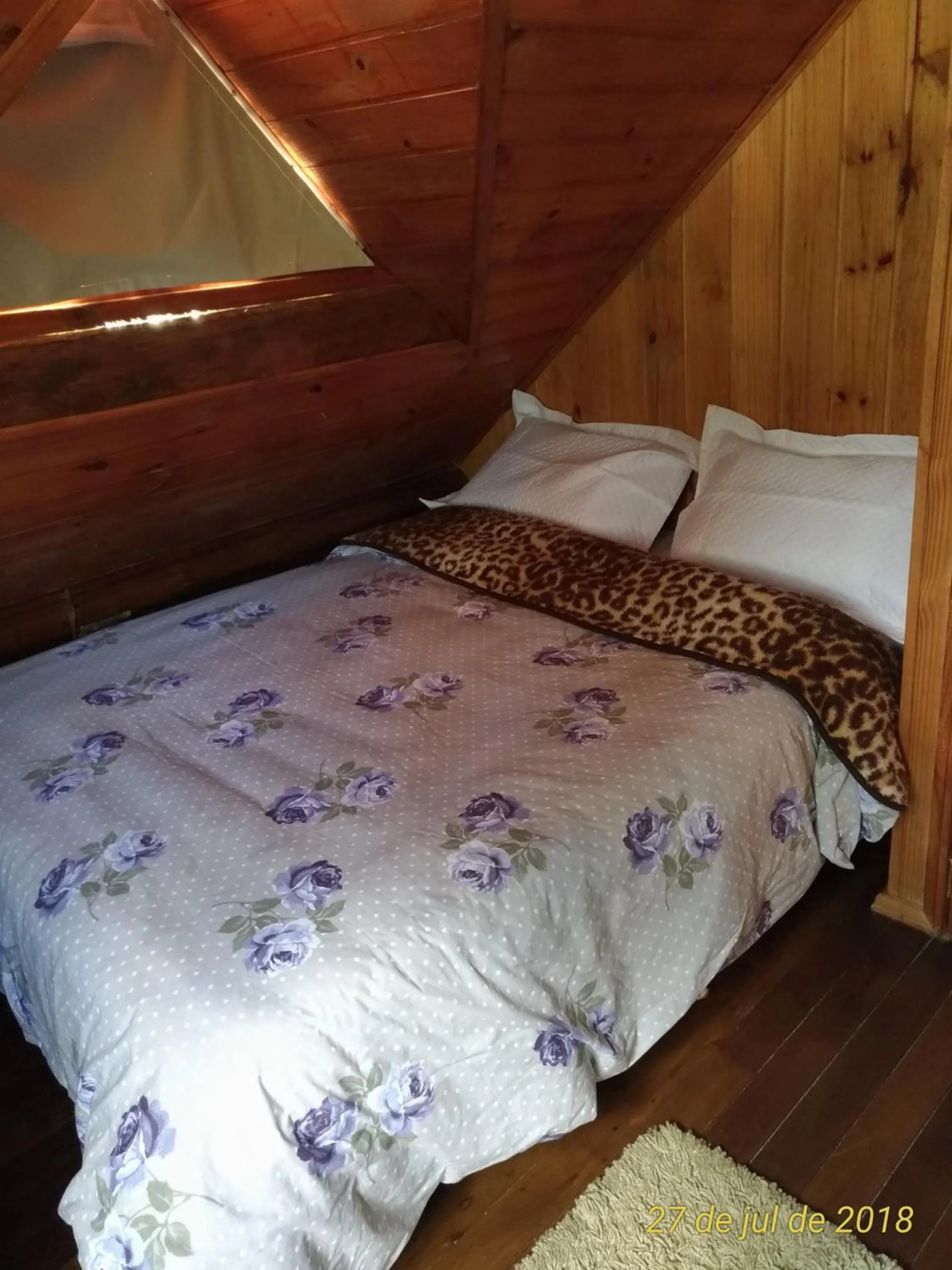 Bed in Pousada Recanto dos Pôneis Rio Rufino Urubici