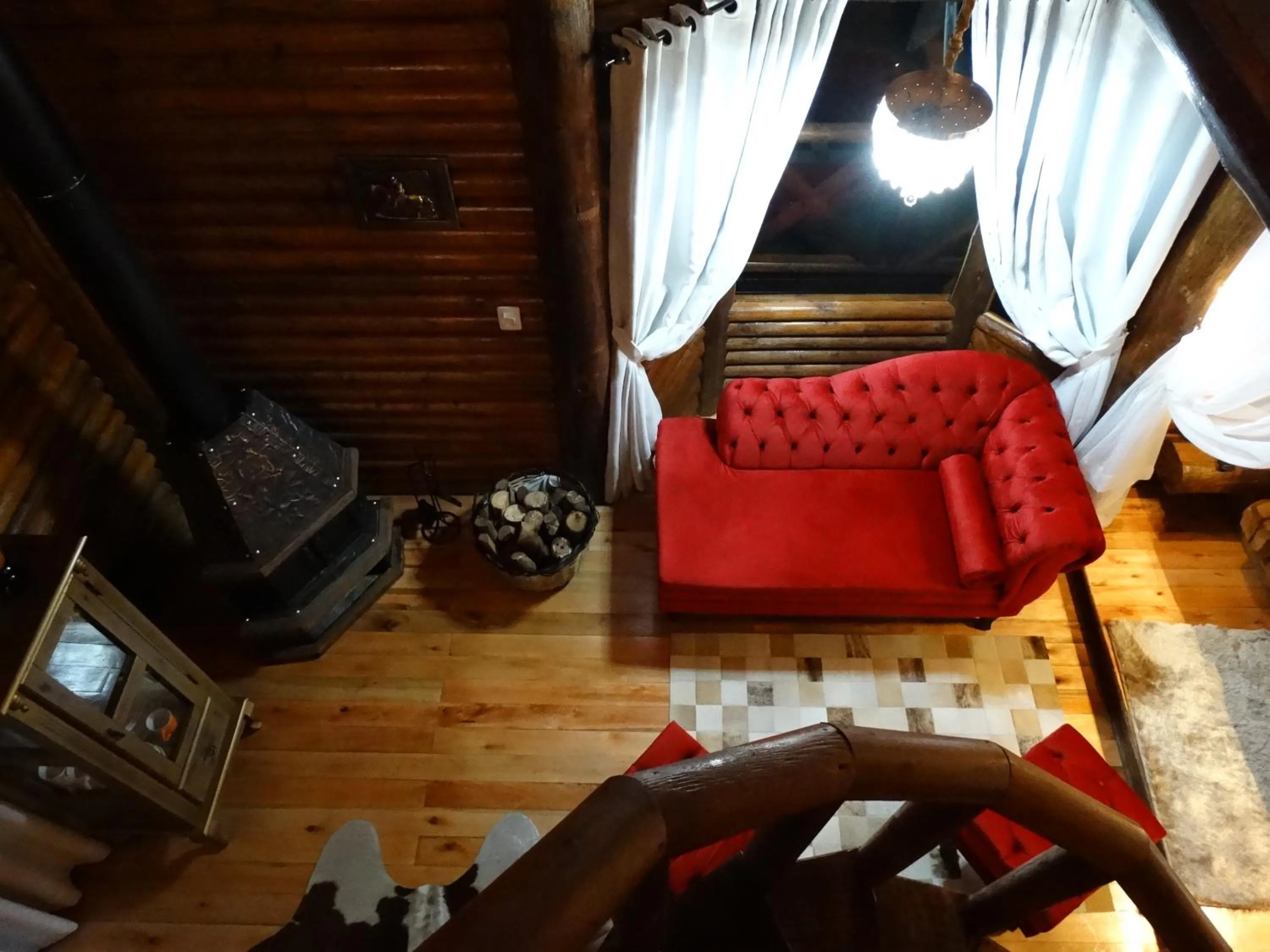 Living room in Pousada Recanto dos Pôneis Rio Rufino Urubici