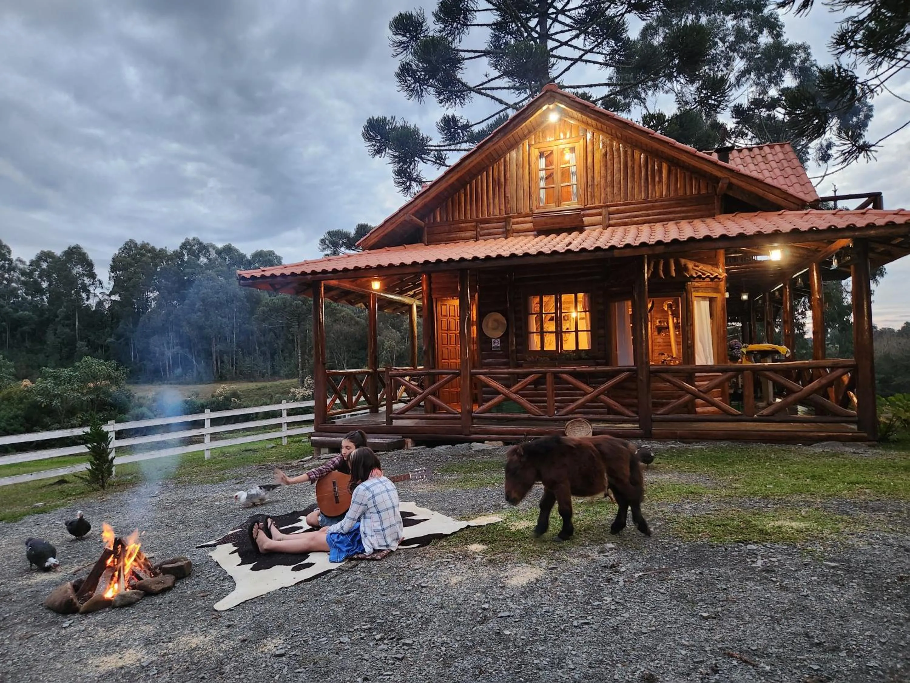 Property building in Pousada Recanto dos Pôneis Rio Rufino Urubici